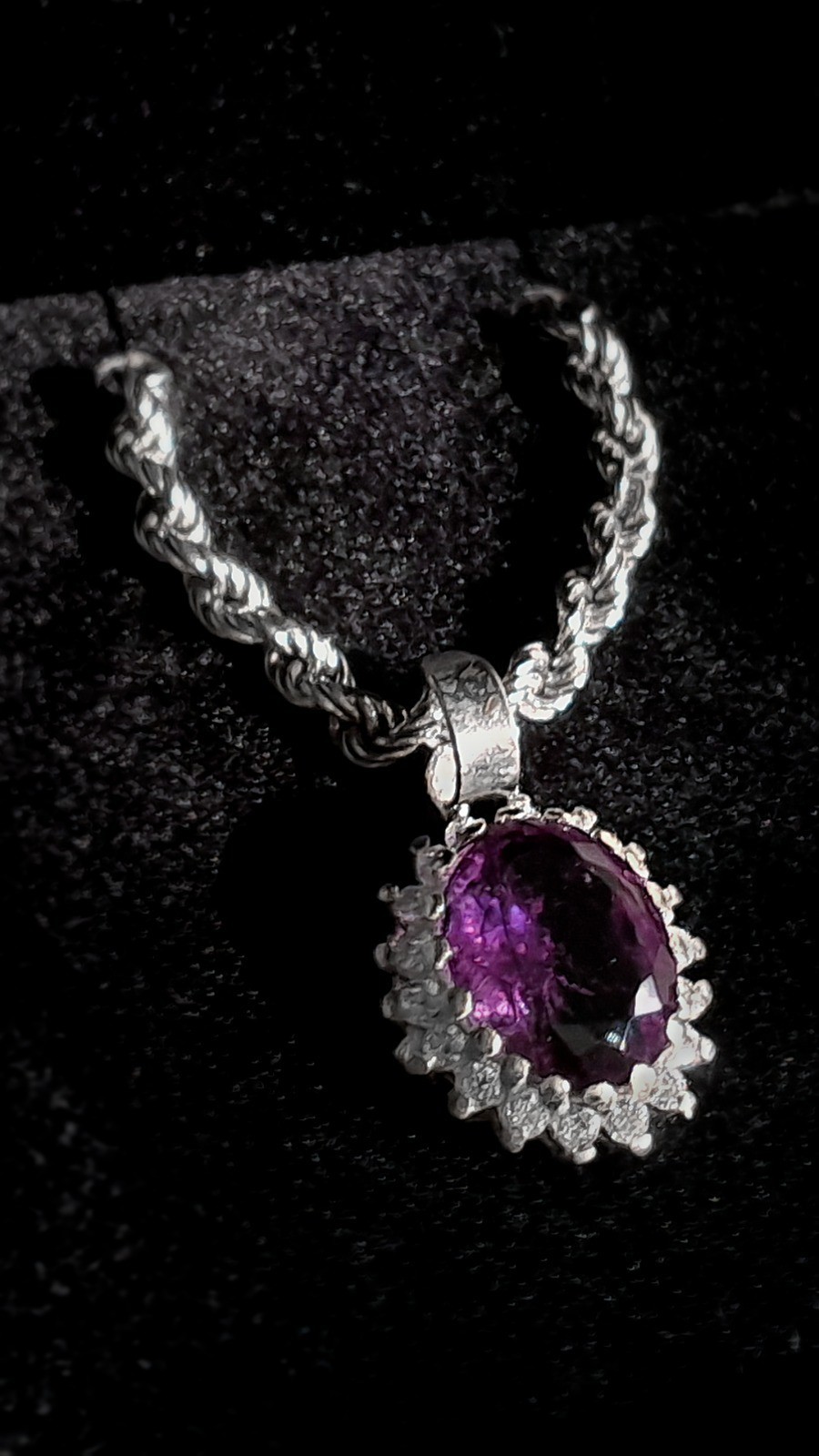 Amethyst Pendant For Women.