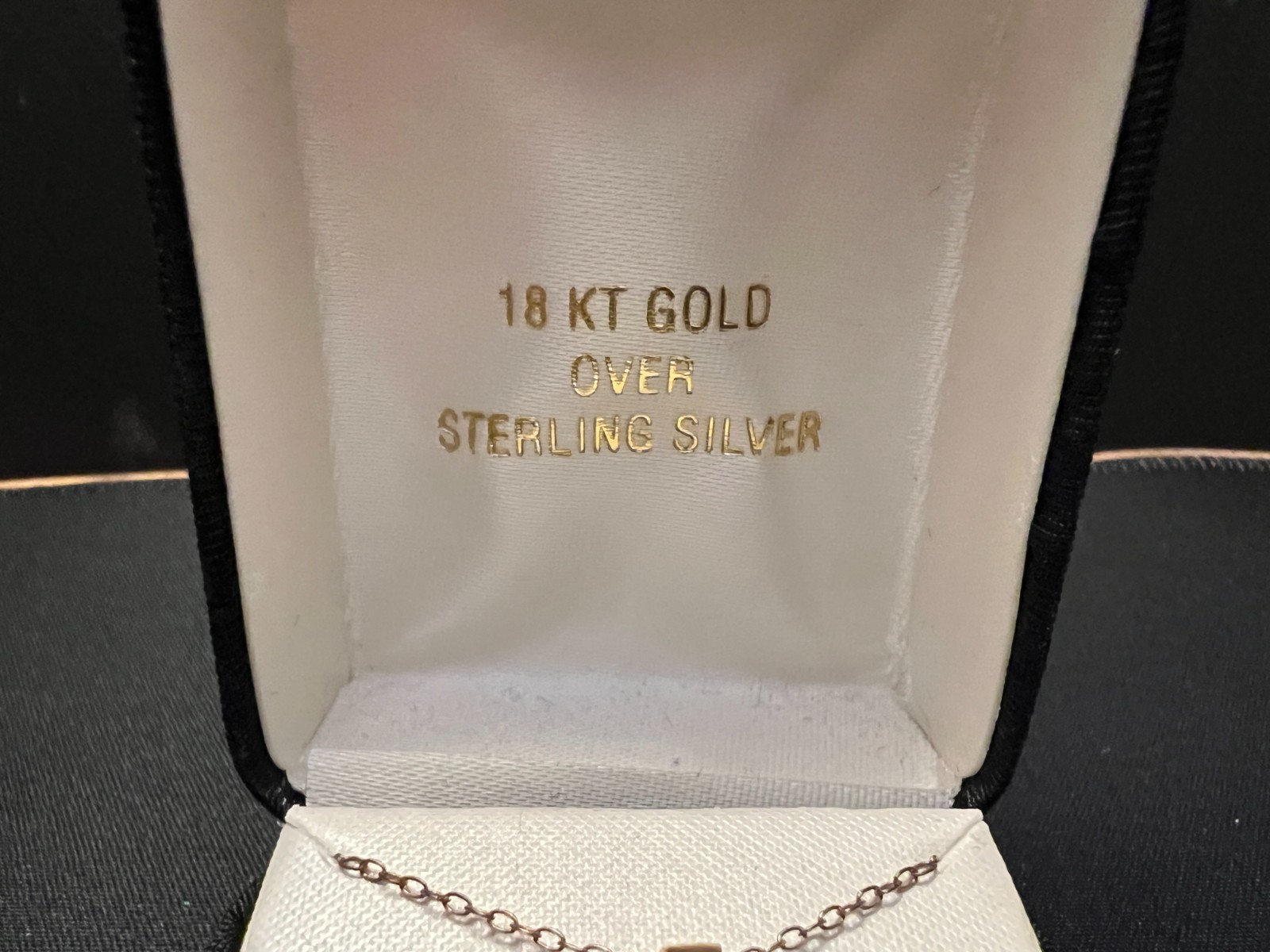 Gold Over Sterling Silver Multi Gemstone Cluster Pendant Necklace 18″ Box Chain