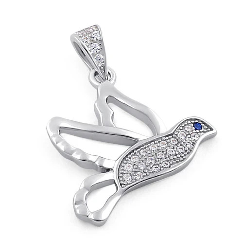925 Sterling Silver Pendant for Necklace Key, Animals, Celtic Druid, Birds, OM