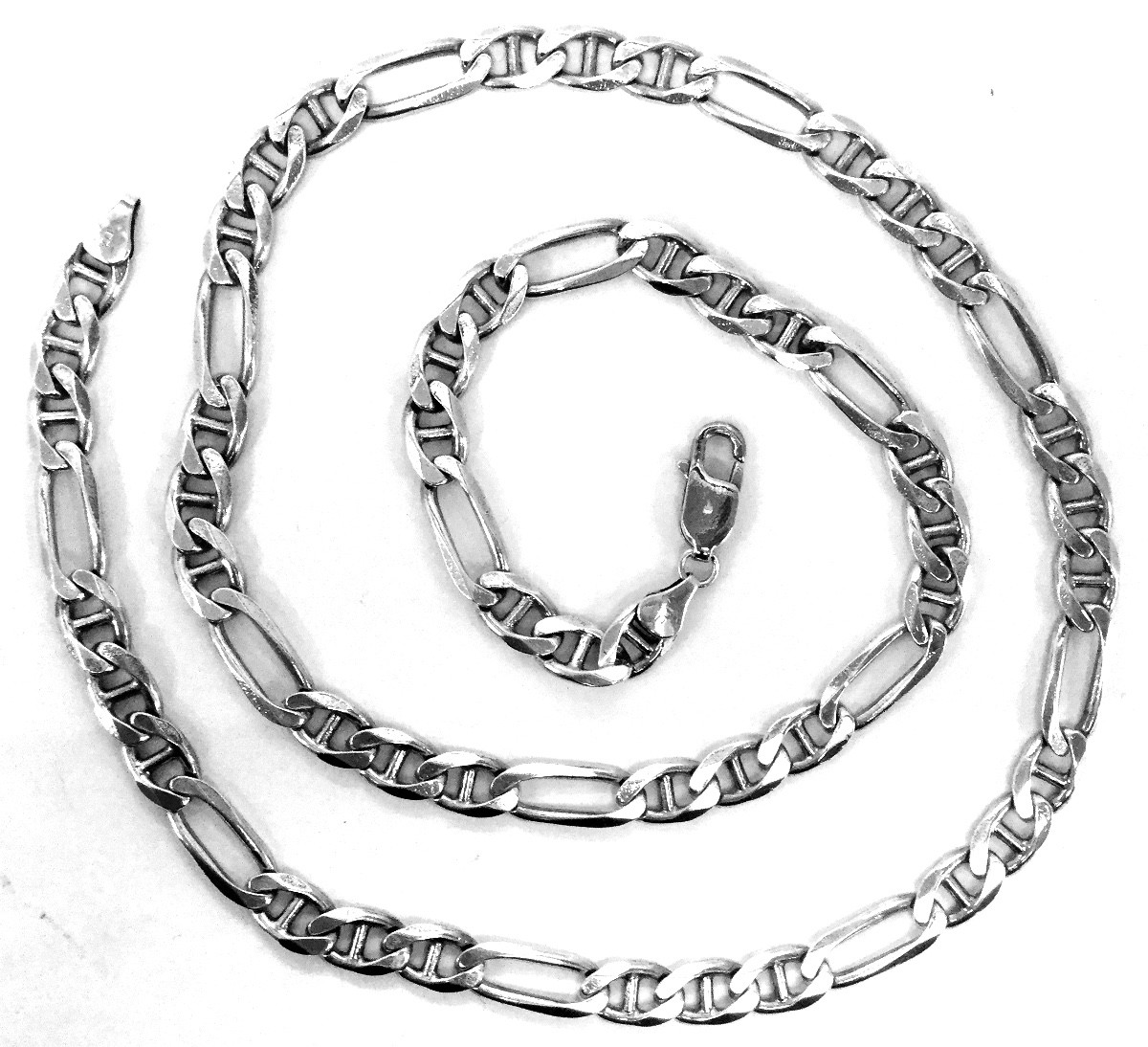 Appealing Sterling Silver Figarucci Chain .925 Sterling Silver Size 25″