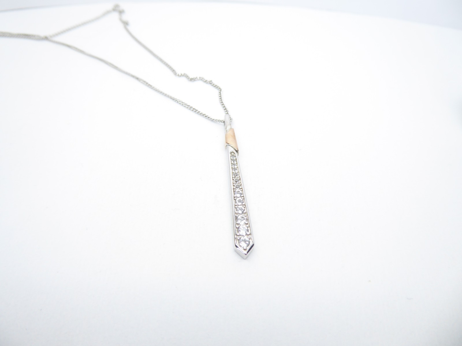 Clogau Gold Silver & 9ct Rose Gold JM Showstopper Topaz Pendant & 22″ Chain