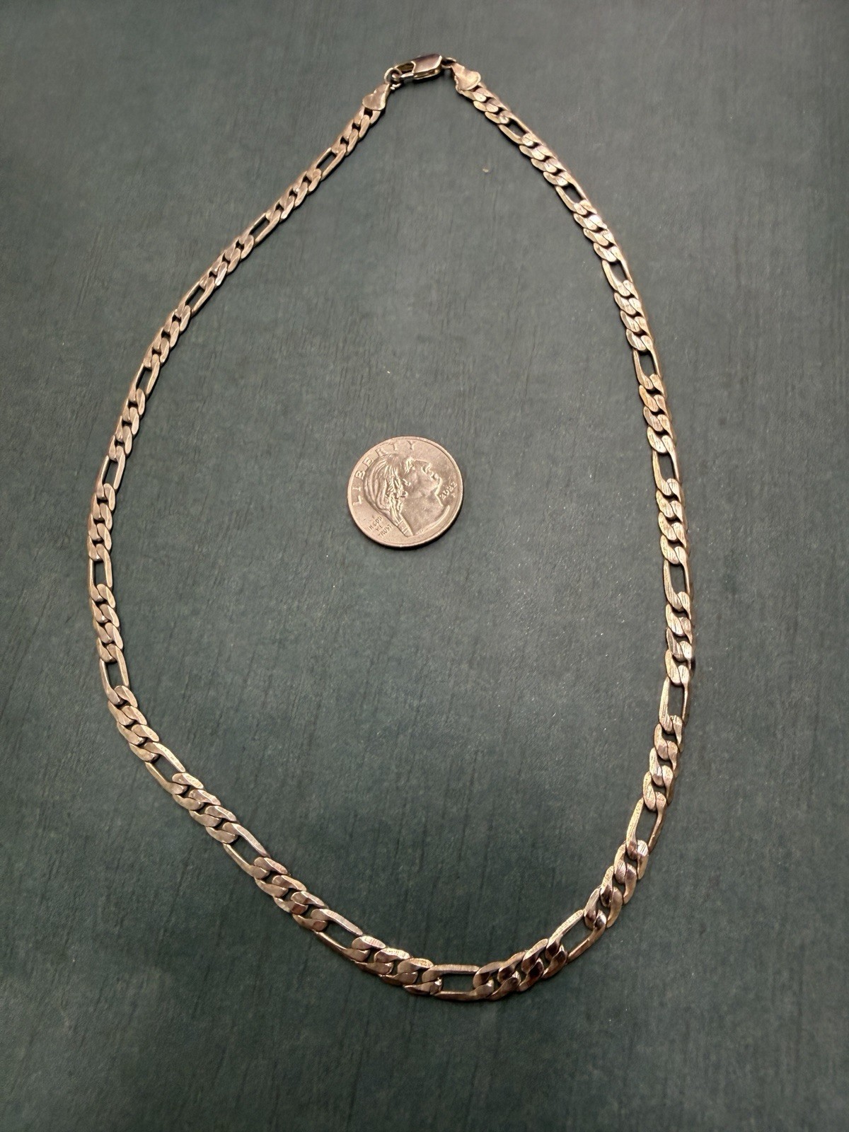 Sterling Silver Figaro Chain B16