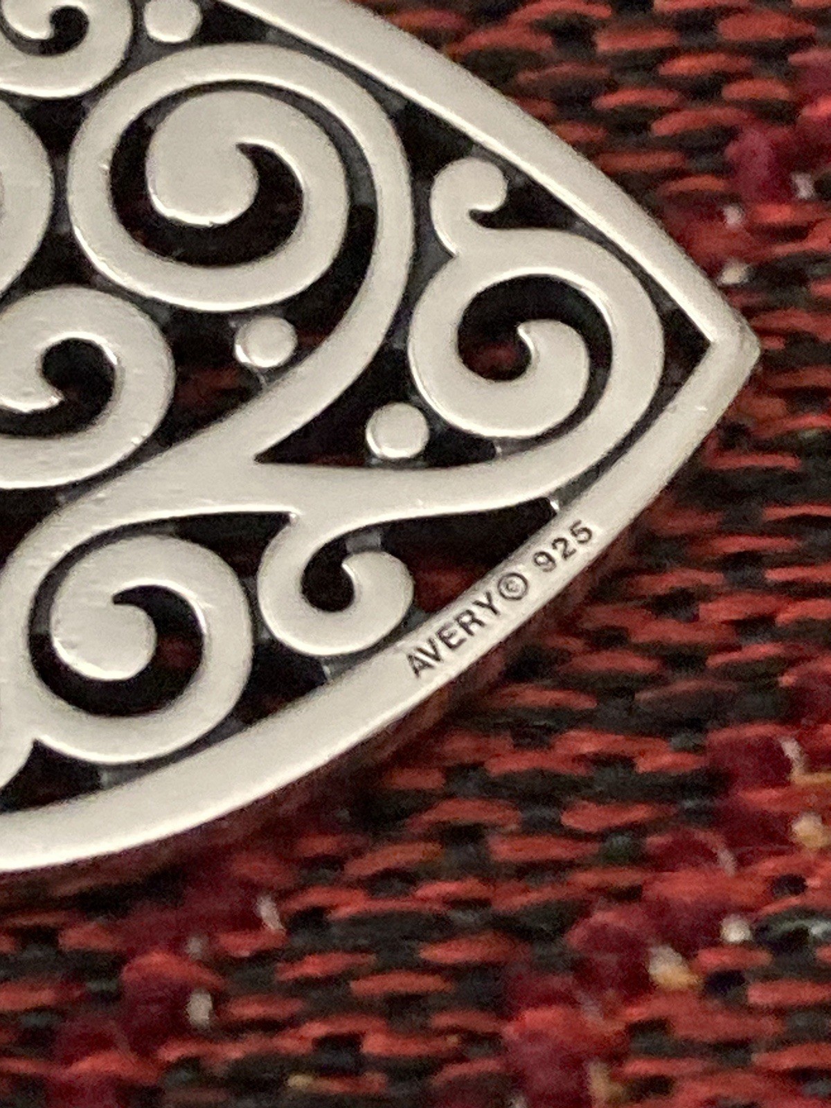 ❤️JAMES AVERY SORRENTO HEART PENDANT NECKLACE W/ STERLING CHAIN ORIGINAL BOX EUC