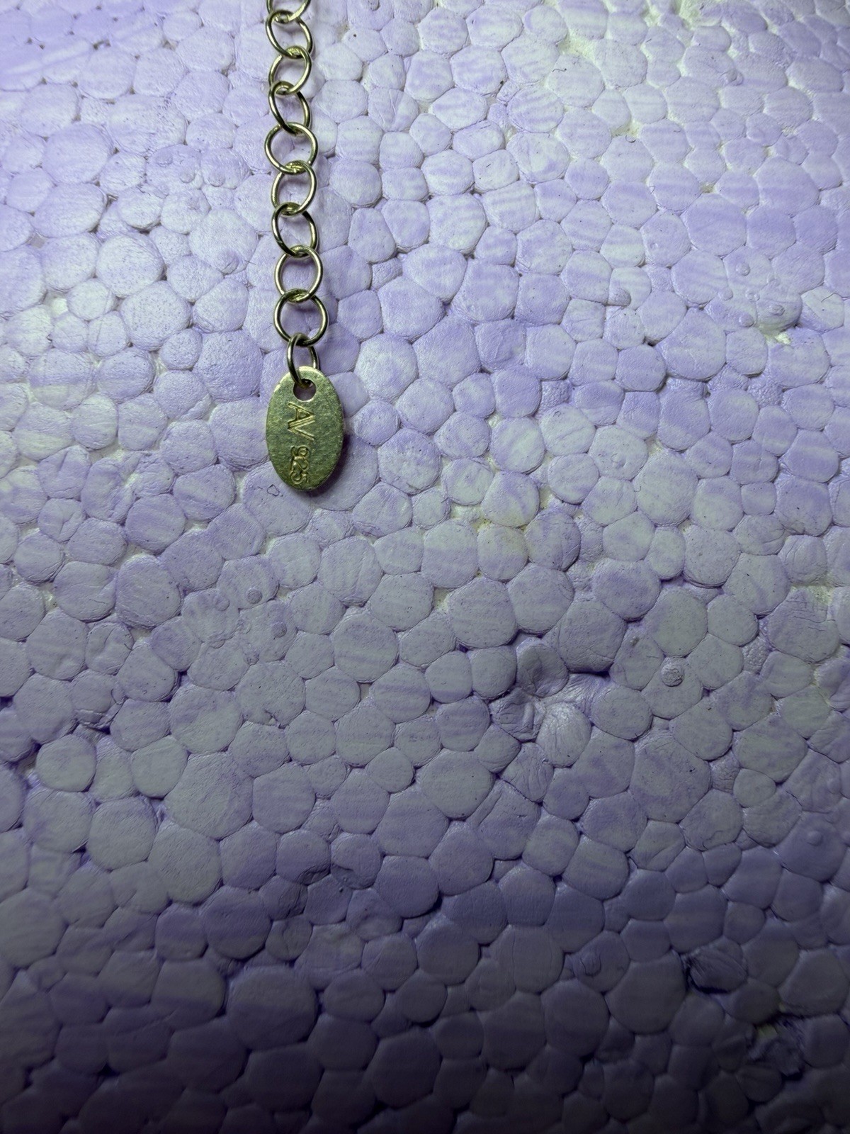 Elegant authentic Argento Vivo layered necklace crafted in 18KT gold over #06