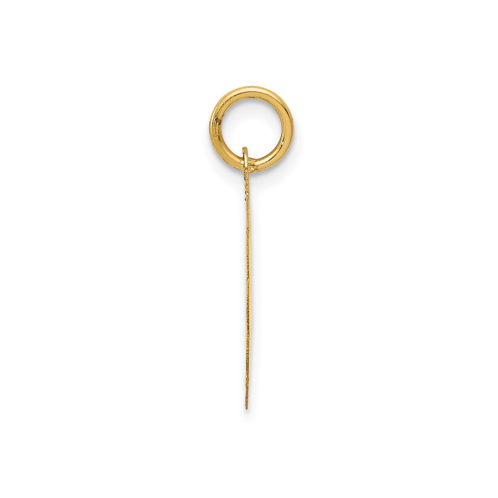 14k Yellow Gold I LOVE YOU MORE THAN YESTERDAY LESS THAN TOMORROW Engravable