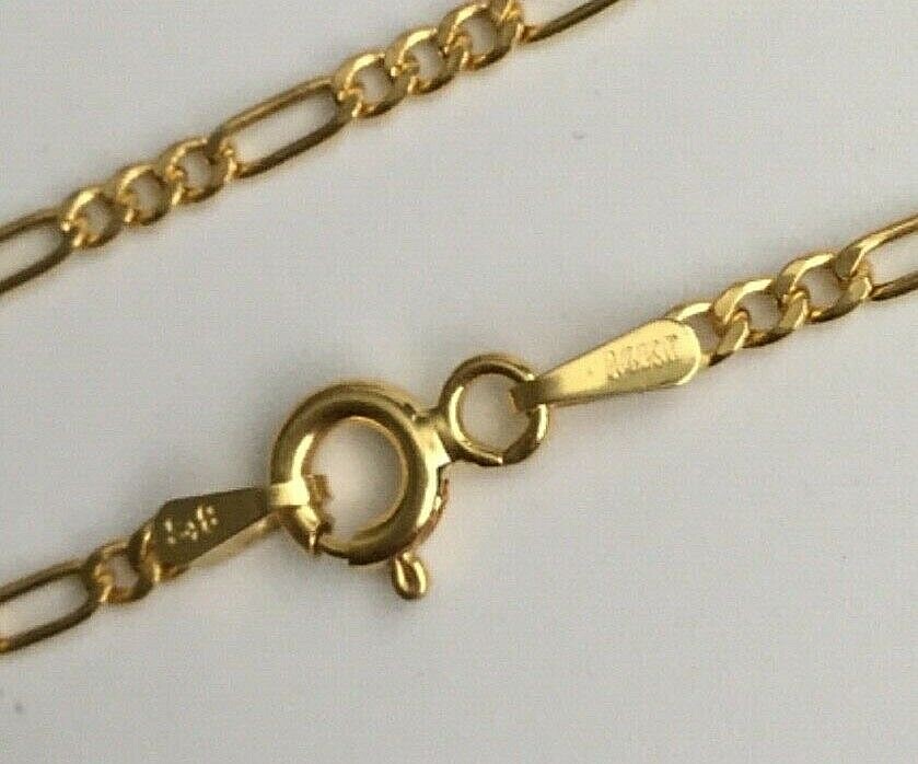 14K Real Gold Saint Jude Necklace 18″ / 14k Oro Cadena de San Judas 18″ – PT0101