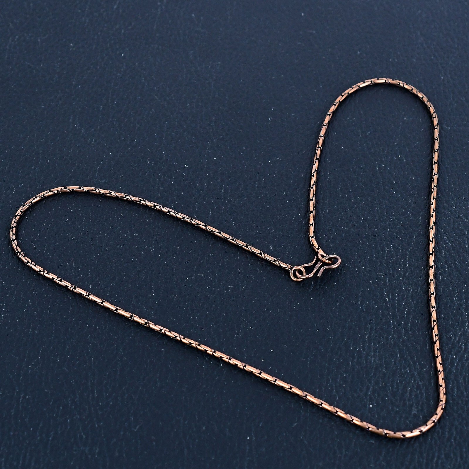 100% Oxidized Solid Copper Wheat Chain For Necklace Jewelry For Birthday Gift C5