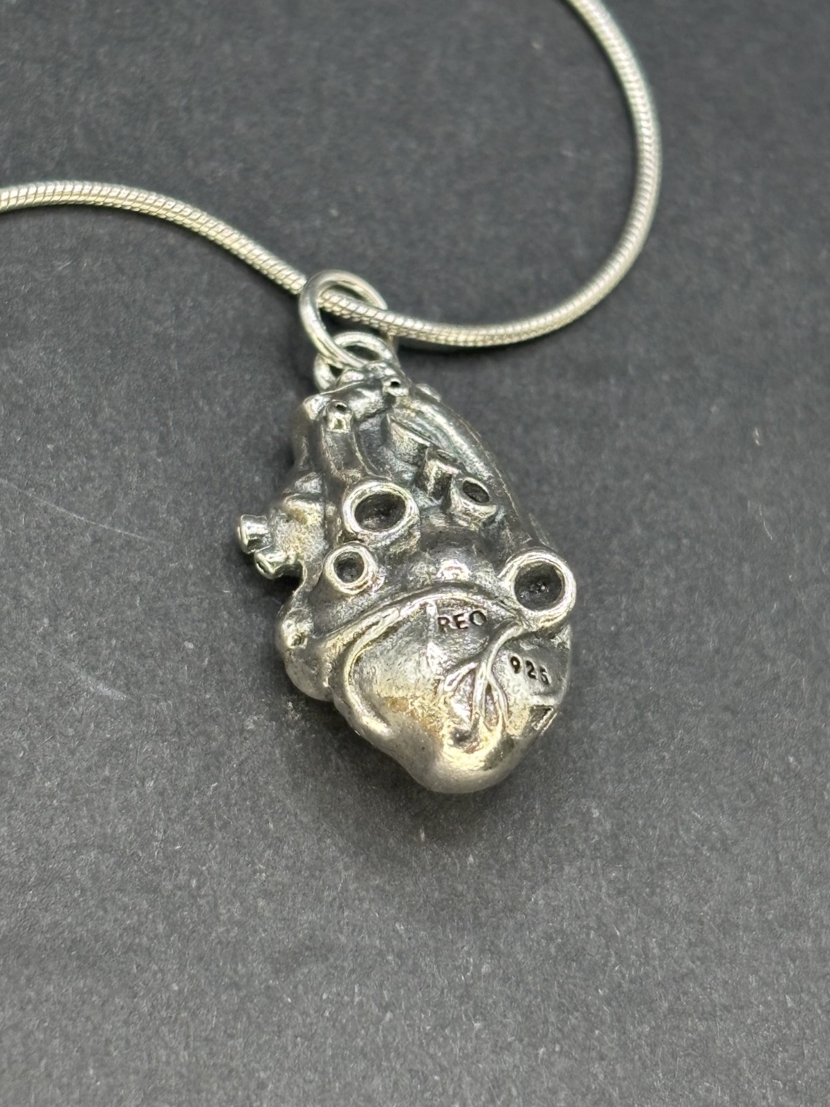 925 sterling silver chain, 7.9grms, 30”long