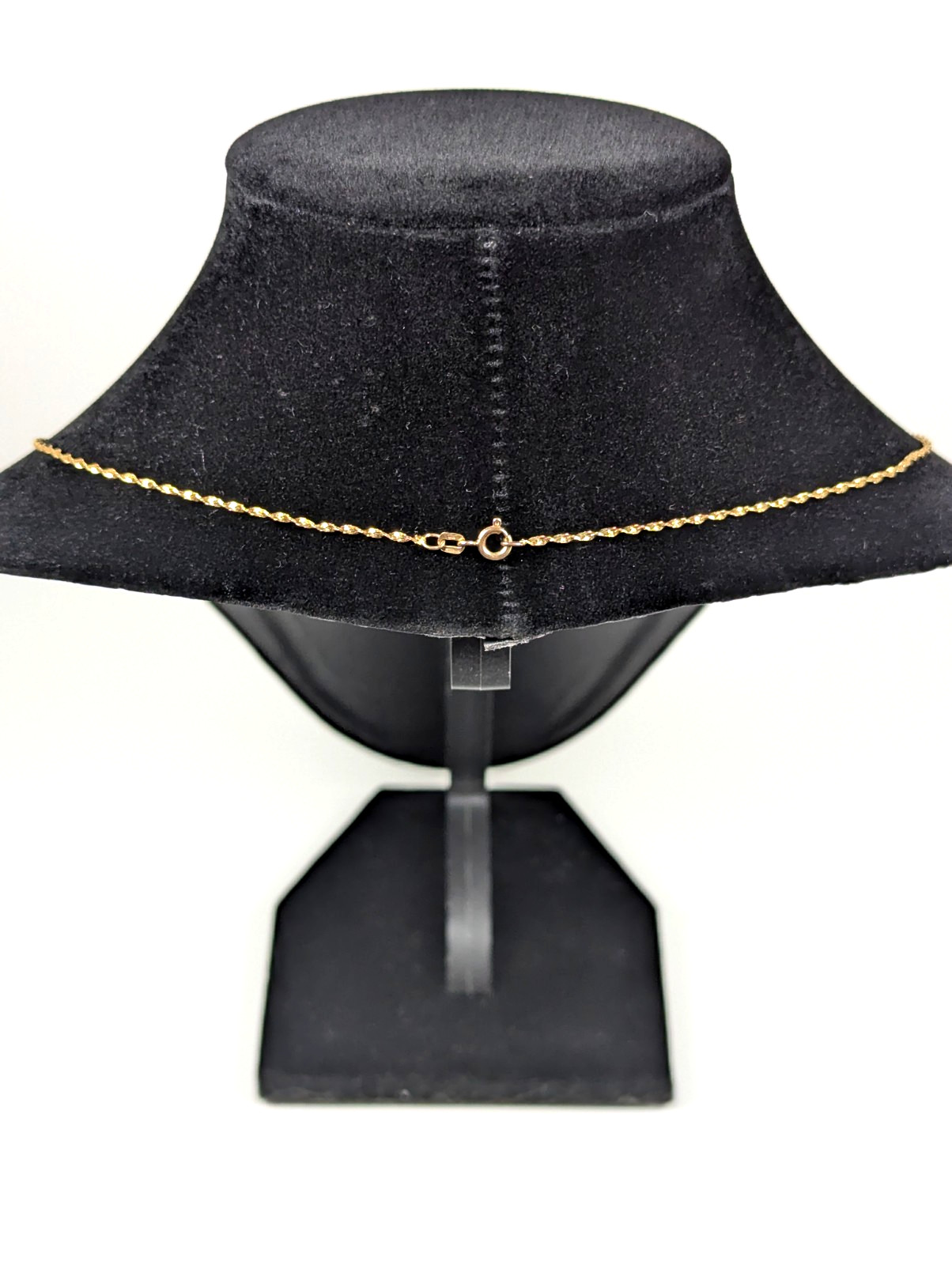 Vintage 10K SOLID Yellow Gold Twisted Necklace Chain Jewelry 20″ Gift FREE S&H
