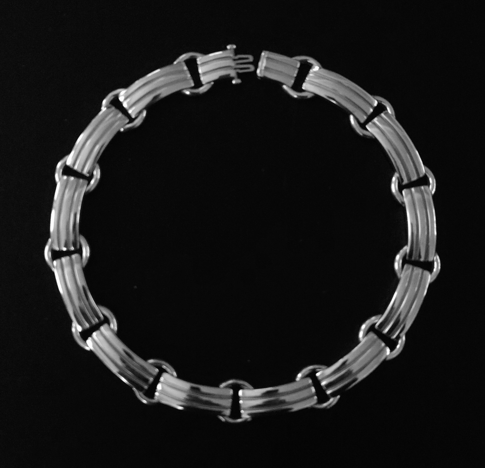 Tiffany & Co Sterling Silver 1995 Atlas Collar Necklace 87g 1st Run Collector