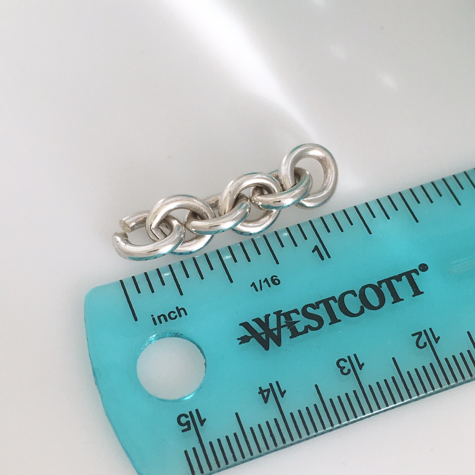 Tiffany Oval Tag Choker Necklace Extension Links Extra Chain Repair Lengthening