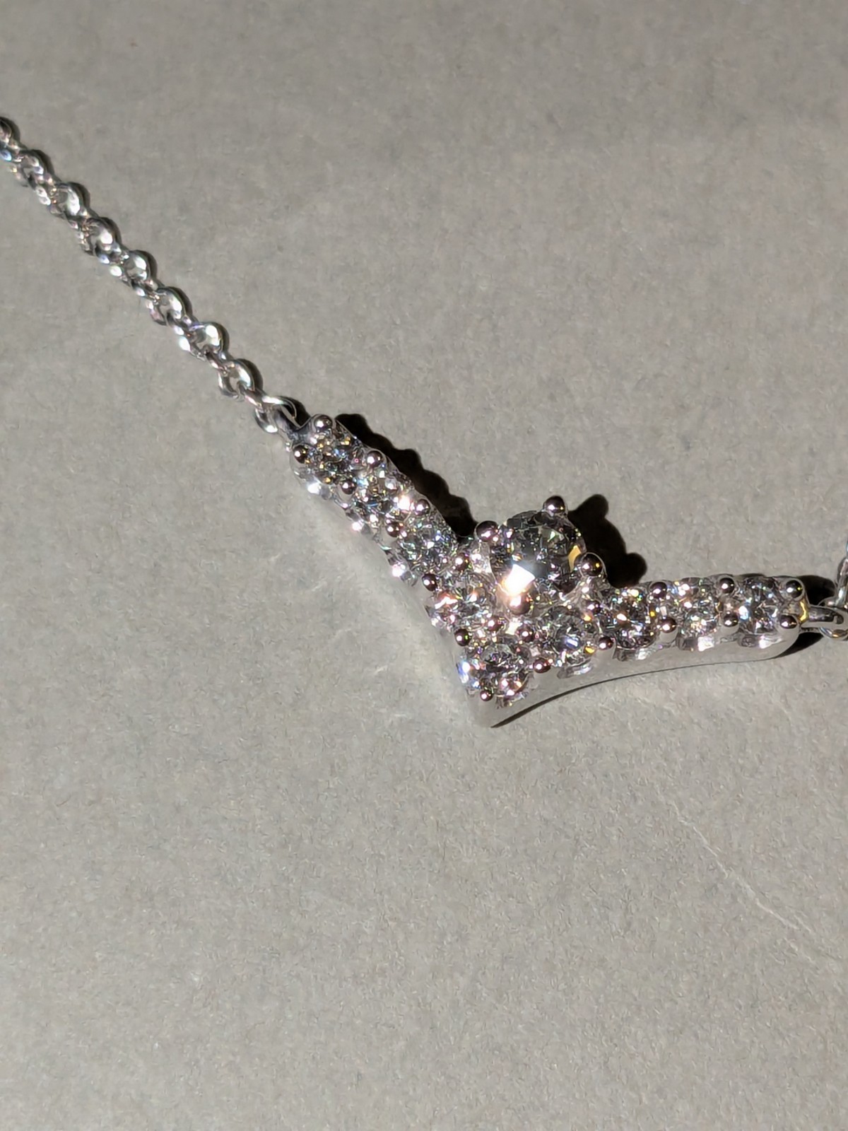 Brilliant Earth Diamond Pave Chevron Necklace