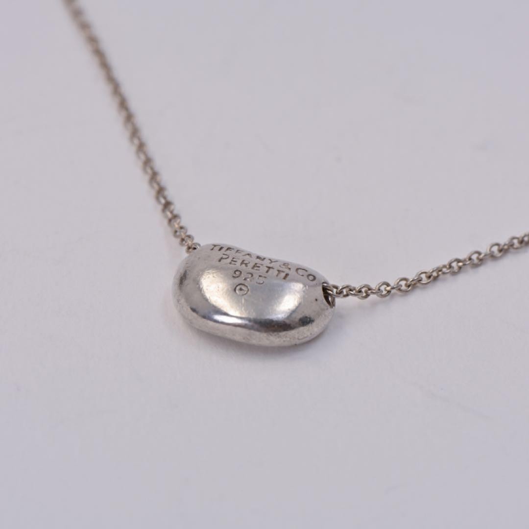 Tiffany & Co. Beans Necklace Silver 925 Unisex BC Bean Pendant