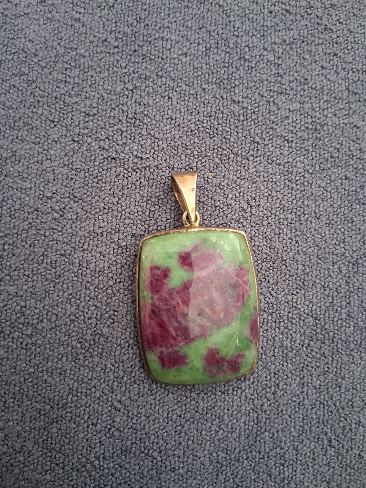Ruby Zoisite Pendant – Excellent Condition