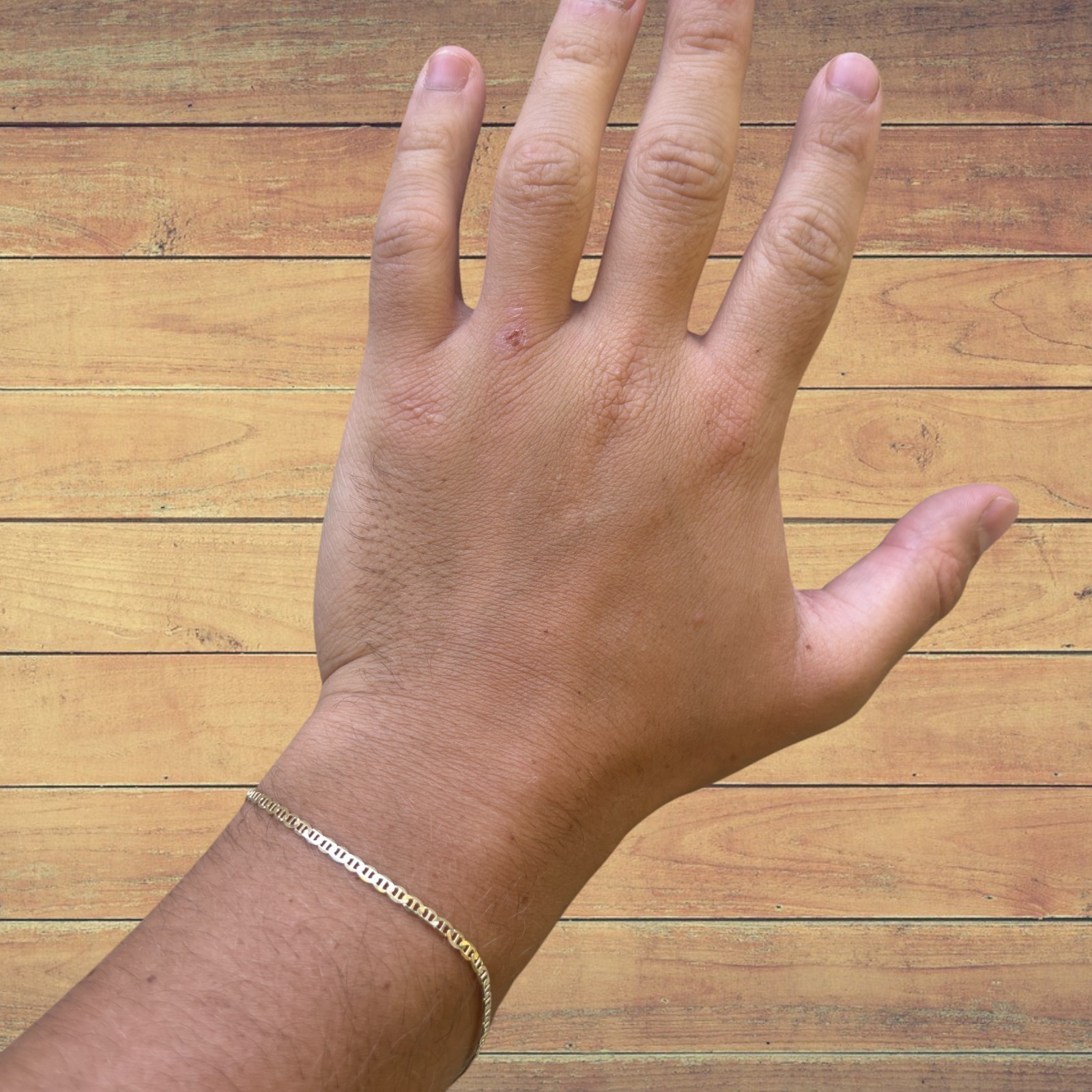 2.5mm Mariner Bracelet – Real Solid 925 Sterling Silver Or 14k Gold Vermeil