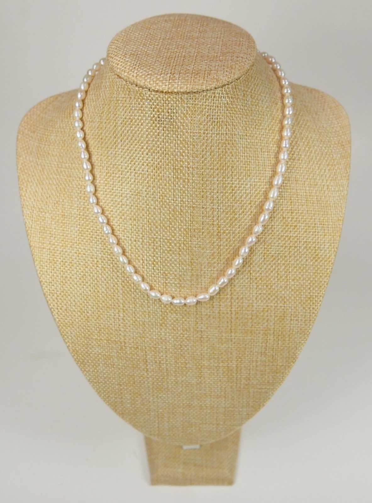 Freshwater Pearl Necklace 5 mm White Classic Design 18