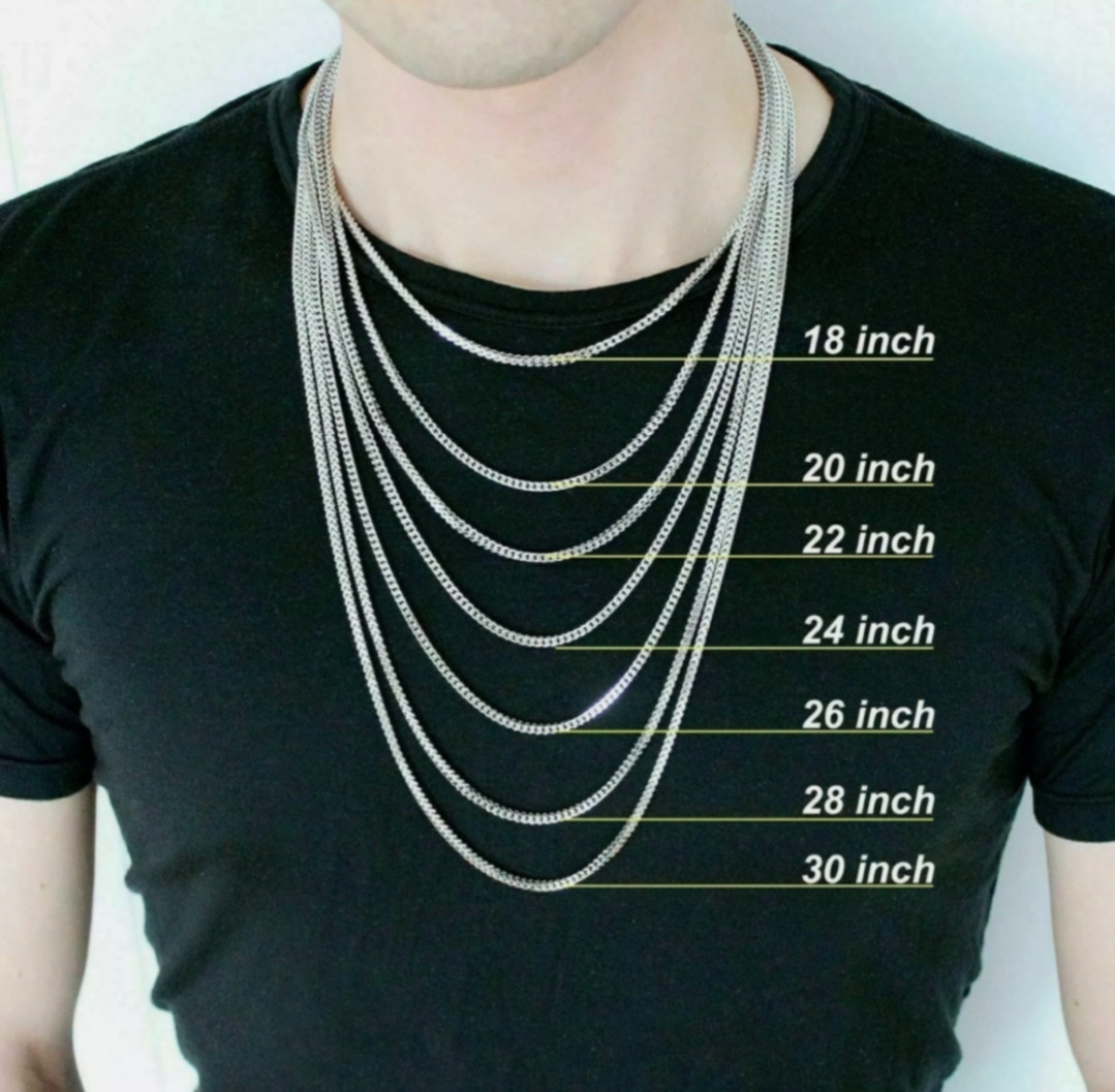 925 Sterling Silver Chino link Chain 6.2 mm for men and women