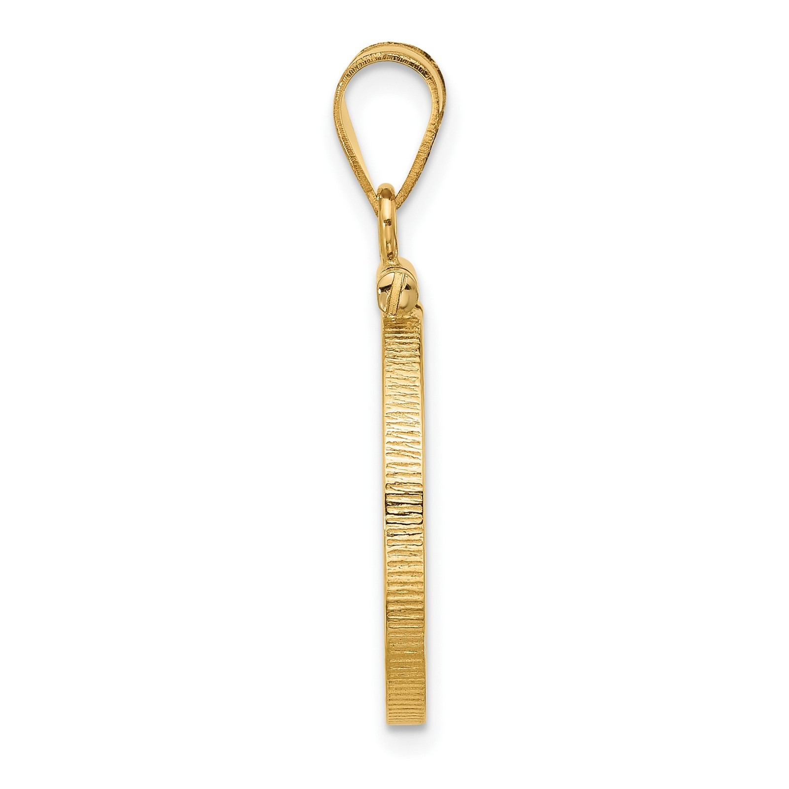$2.50 Indian Head Quarter Eagle Coin Bezel 18mm Screw Top 14k Yellow Gold