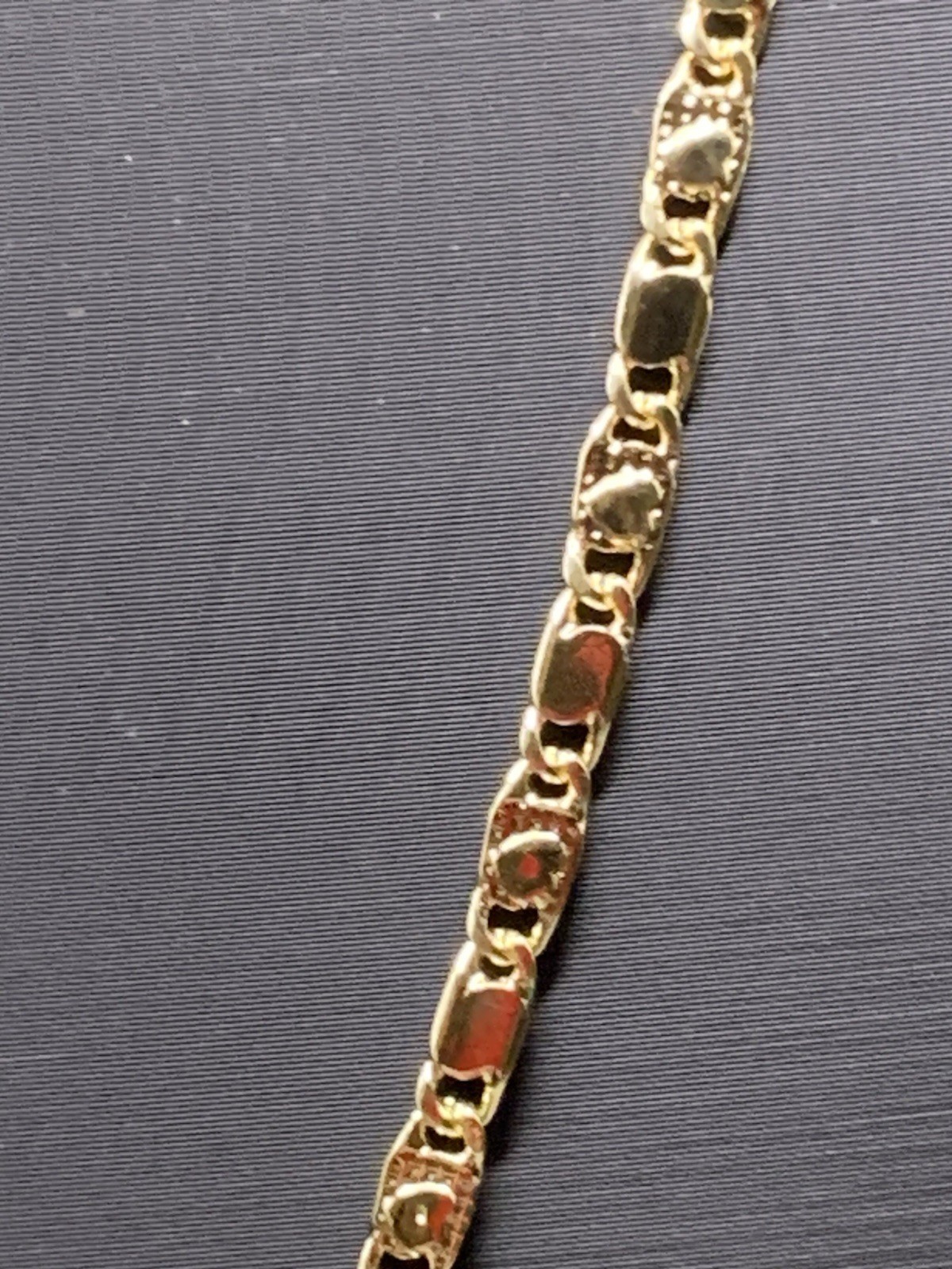14k Yellow Gold Filled Heart Valentino 18” Necklace