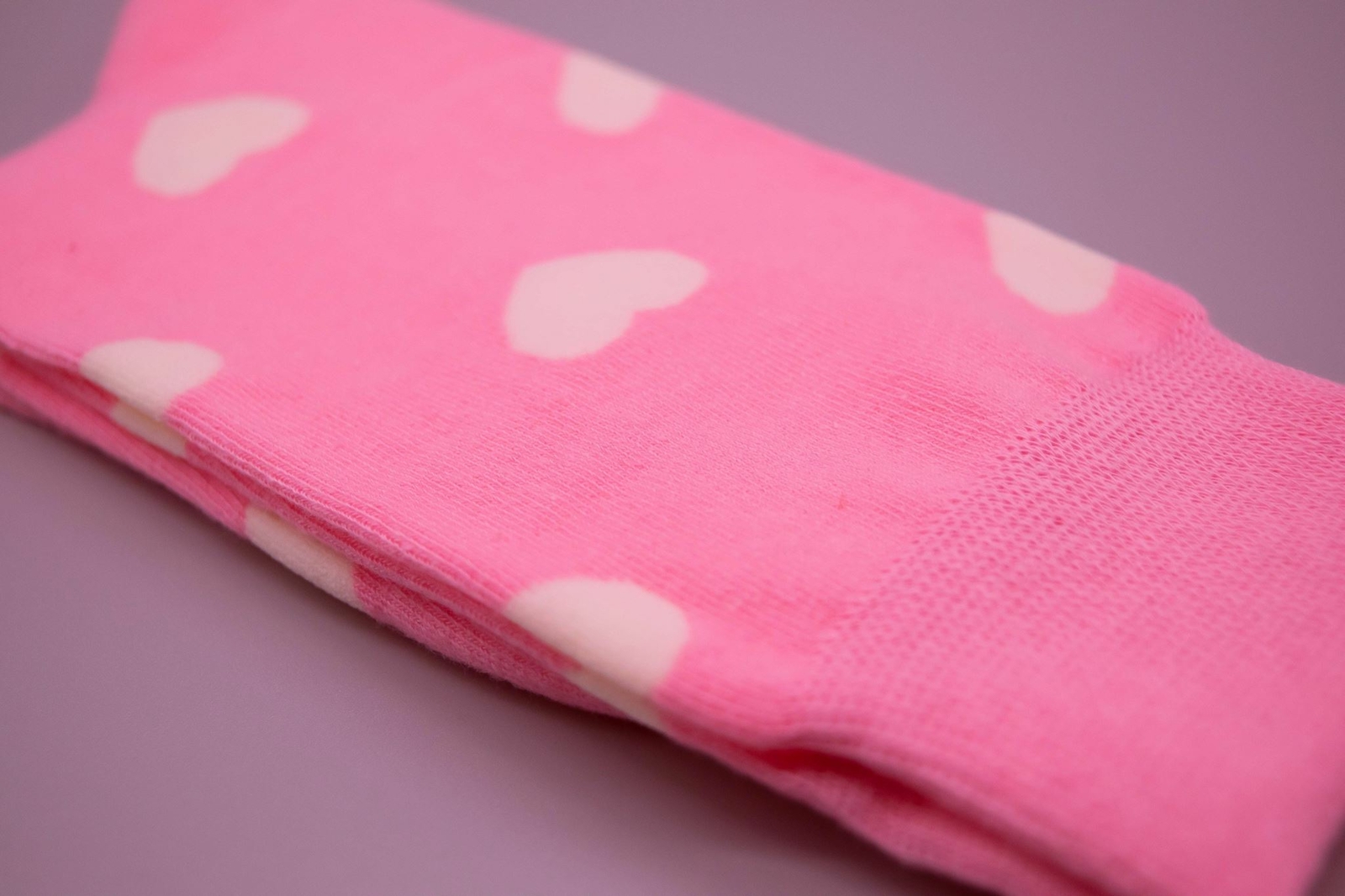 Adults – Love Heart Patterned Cotton Crew