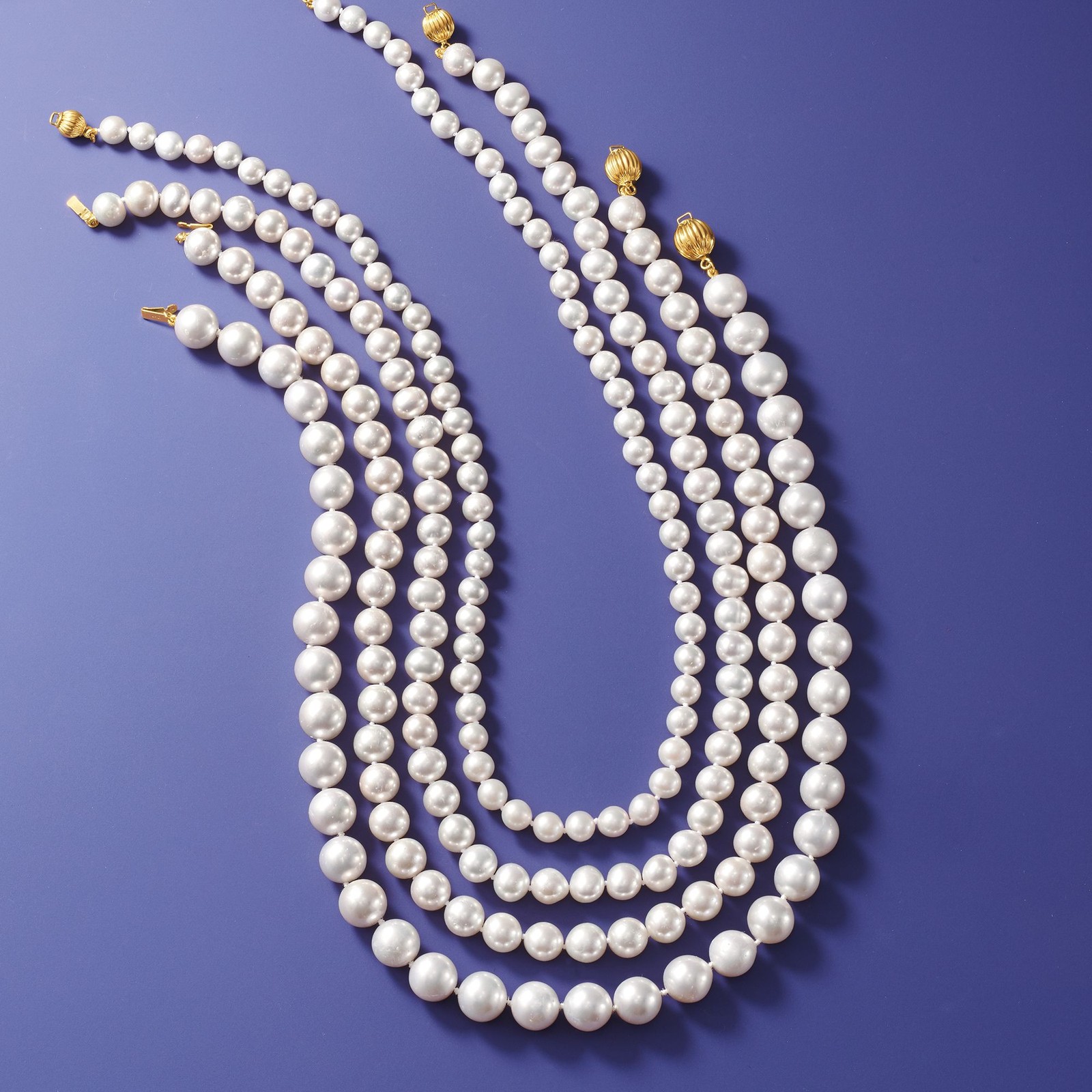 Ross-Simons 9-10mm Cultured Pearl Necklace With 14kt Yellow Gold