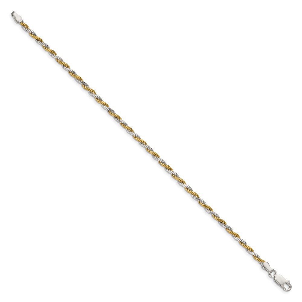 925 Sterling Silver 1.85-3.5mm Rope Chain Necklace 7-30 Inch Mens Womens