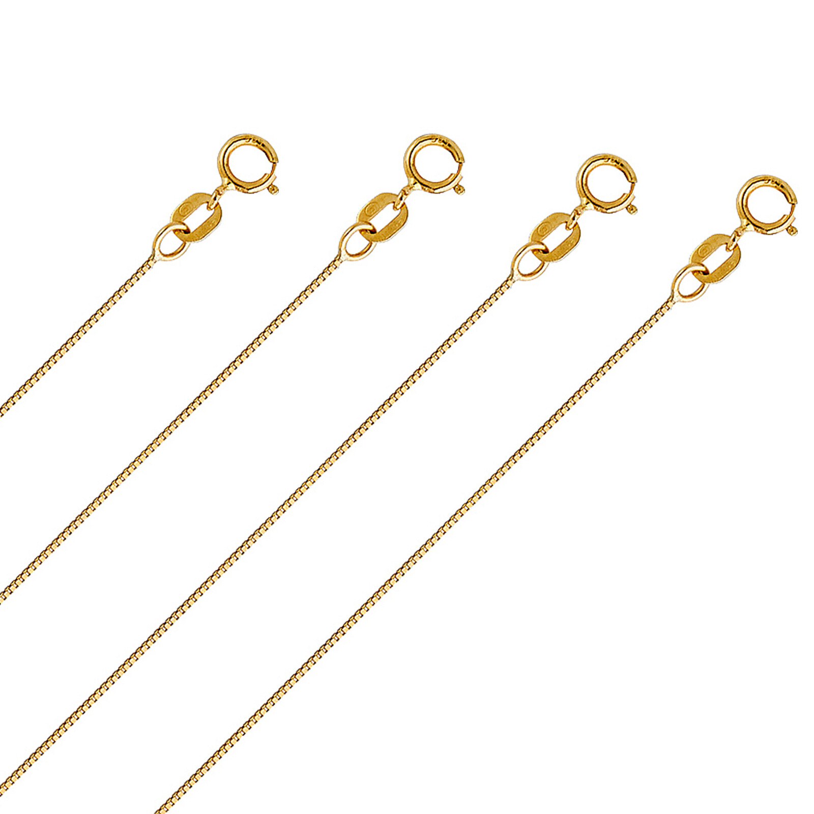 GOLD – 14K Yellow Gold 0.5mm Box Chain