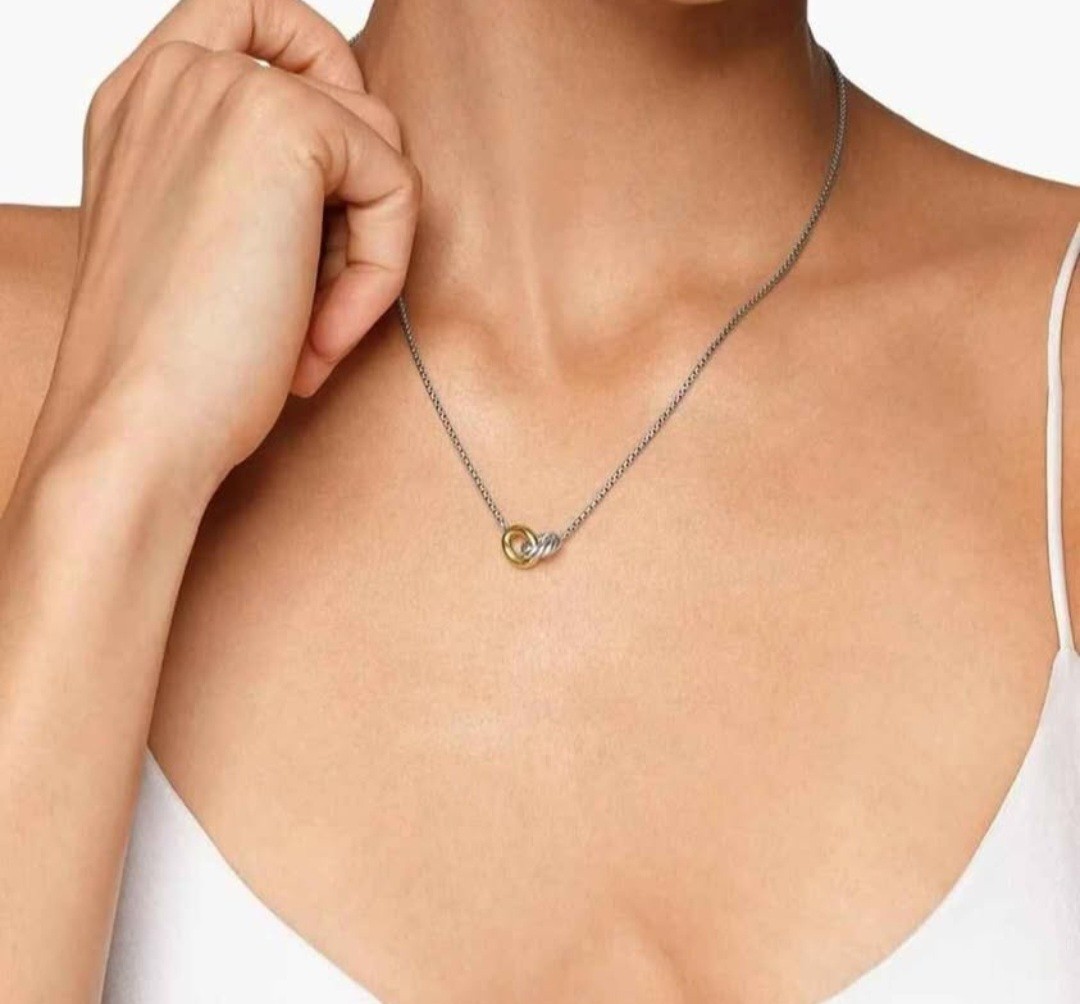 David Yurman Cable Link Necklace