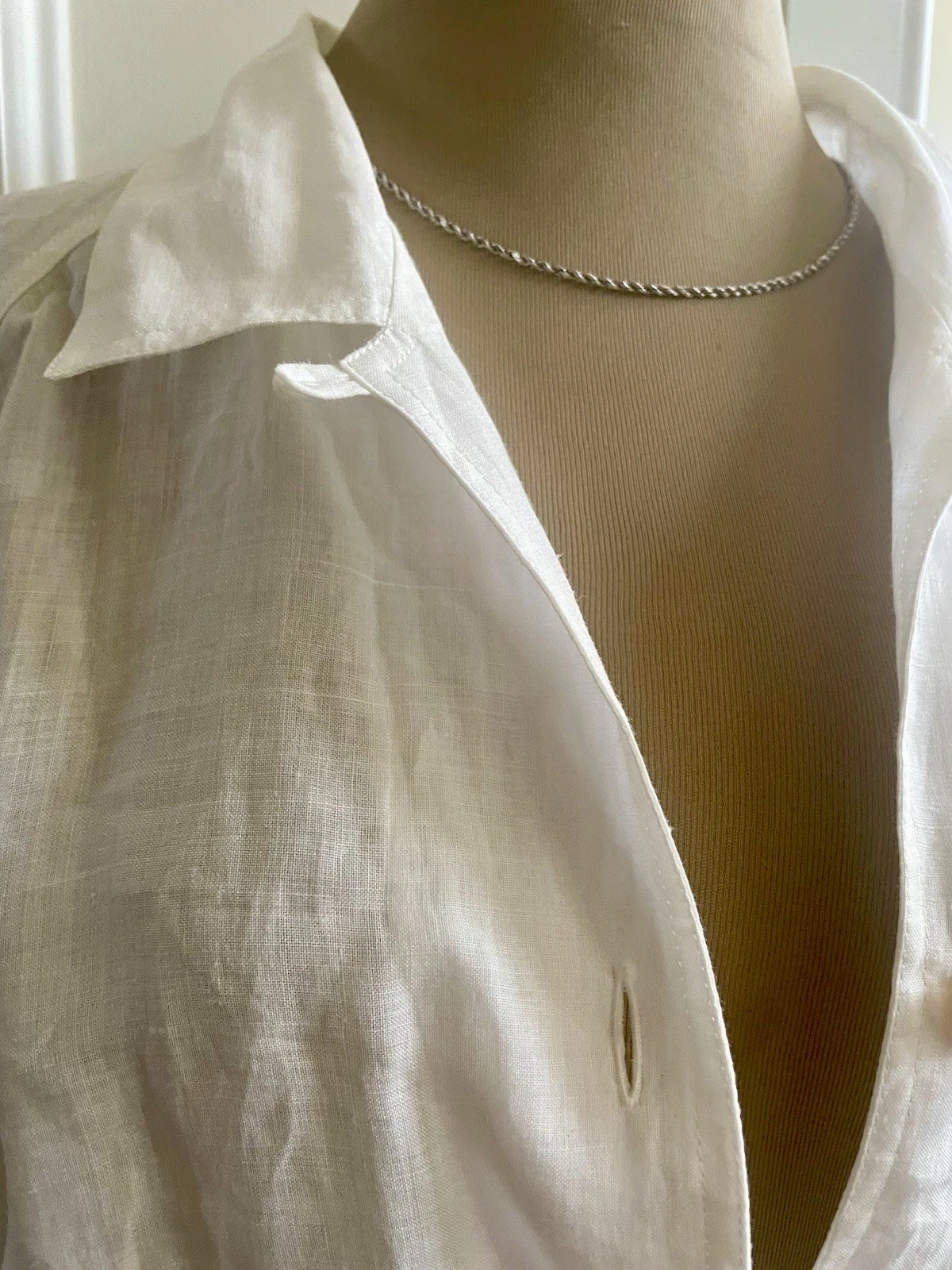 Excellent Michael Anthony 18”L 3mm Solid 14K White Gold Chain Necklace 6.45Grams
