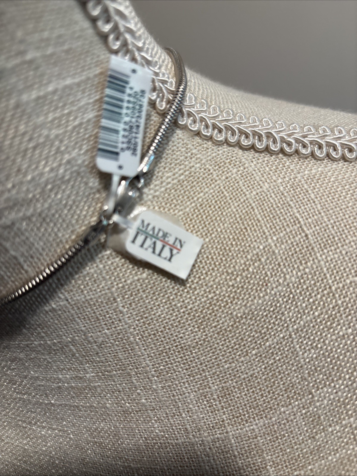 PB Sterling Silver Necklace SS 20”Snake 3mm Originally 300.00 New No Box Read