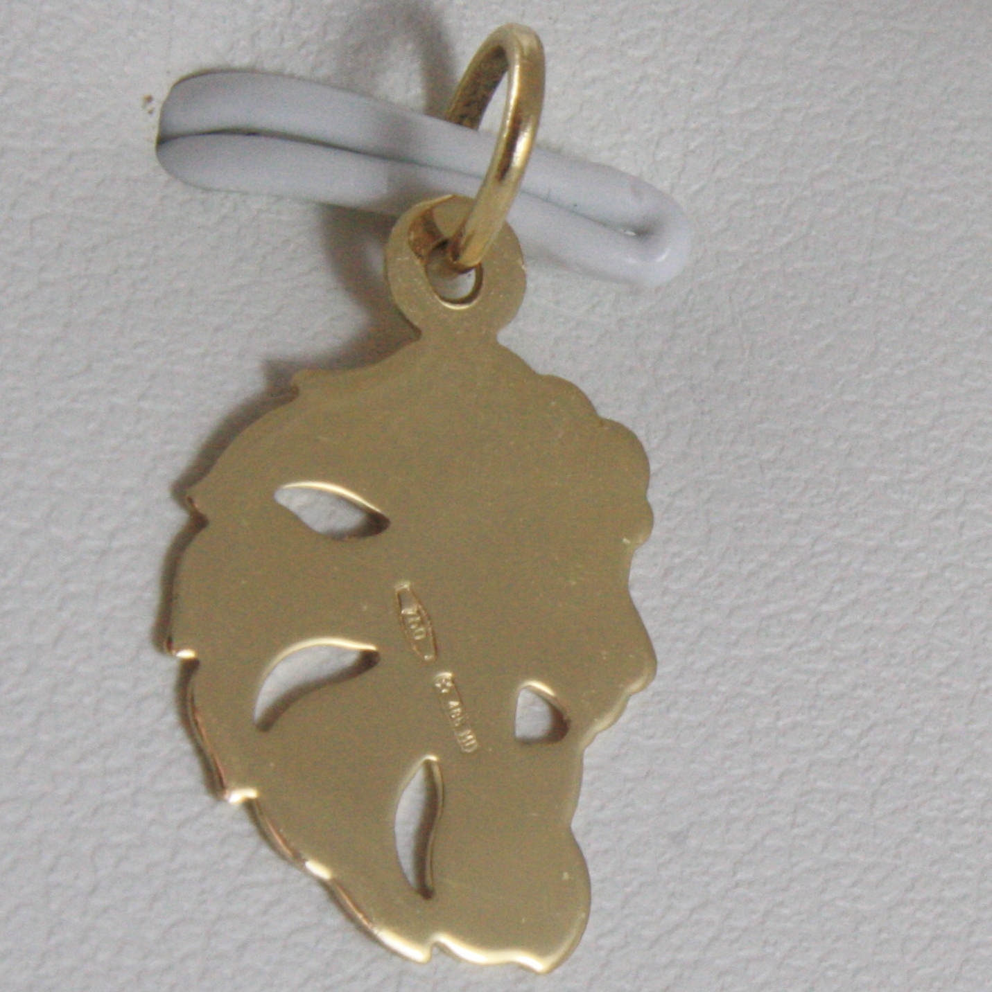SOLID 18K YELLOW GOLD ZODIAC SIGN PENDANT, ZODIACAL CHARM, SATIN, MADE IN ITALY