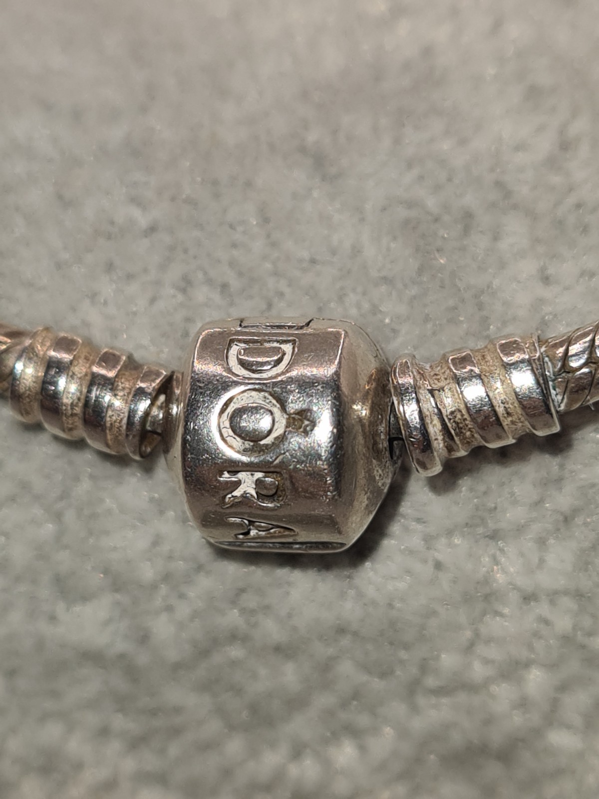 Pandora Snake Chain Necklace Barrel Clasp 45cm, 18 Inches S925 ALE