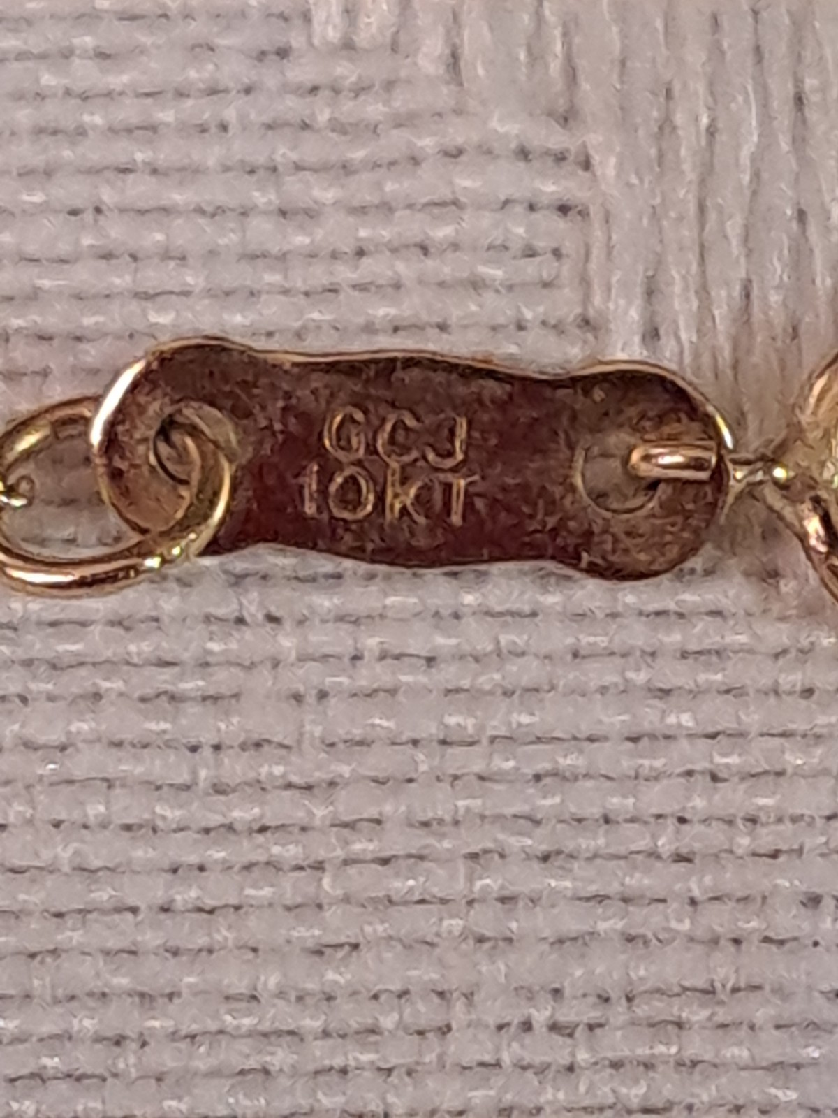Dainty Solid 10K Yellow Gold Chain Necklace 1.07g Thin Sparkle Link Stamped CCJ