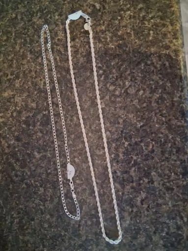 925 Sterling Silver Italian Rope Chain Men’s Necklace 4mm Cut Twisted Link NEW**