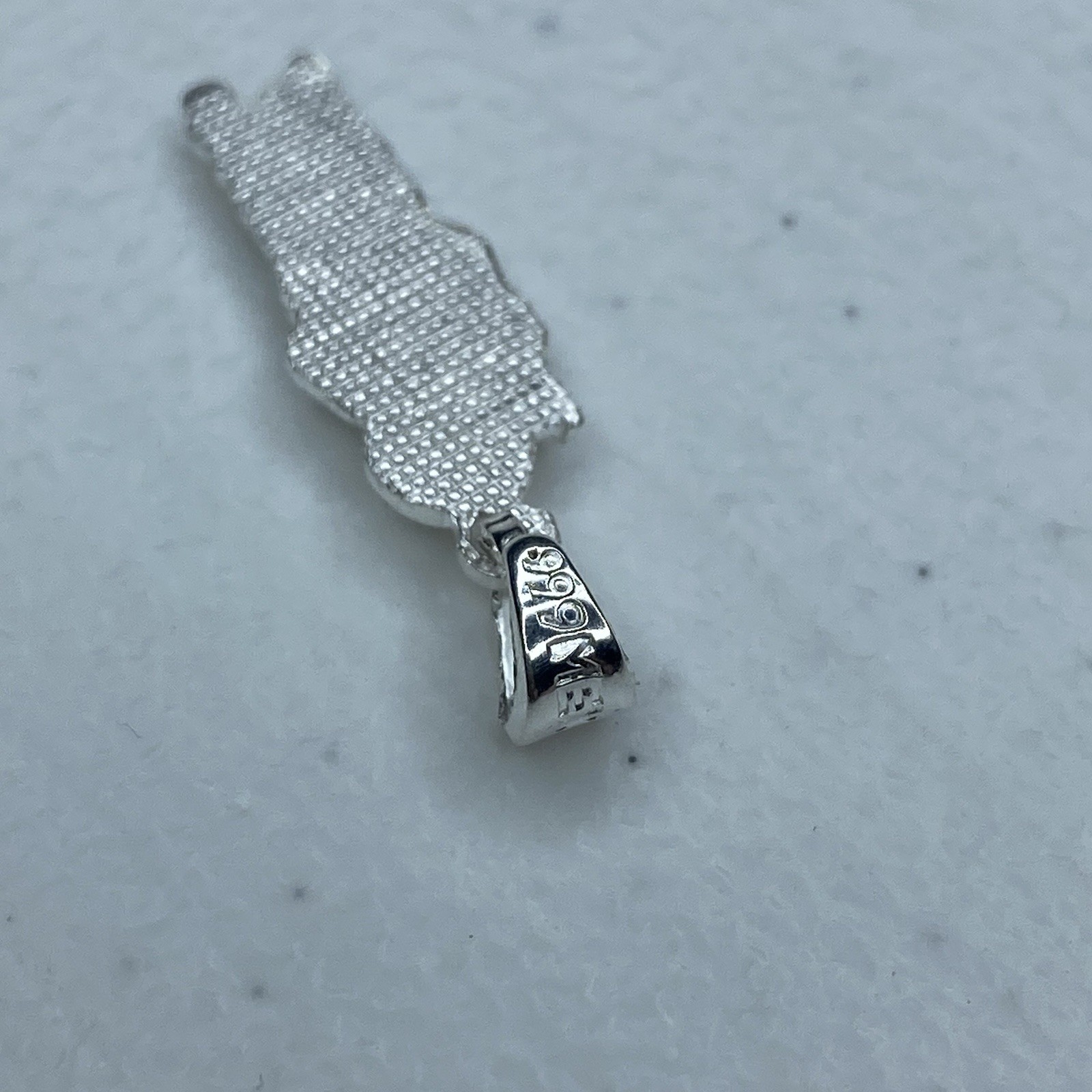 999 Mexican Solid Silver Saint Jude Pendant 1” Religious Charm San Judas Medal