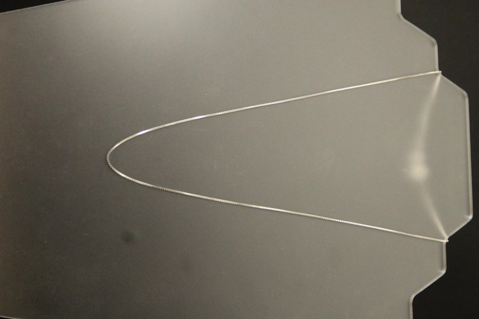 925 Sterling Silver Thin Box Chain 18 1/2 Inches 1.8 Grams (NEC5779)