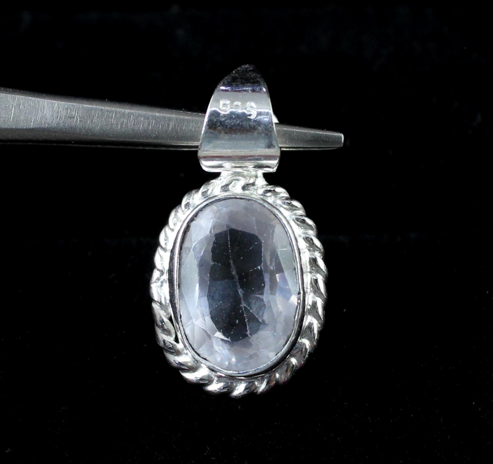 Russian Natural Phenakite 9.35 Ct Oval Gemstone Certified Pendant Free Shipping