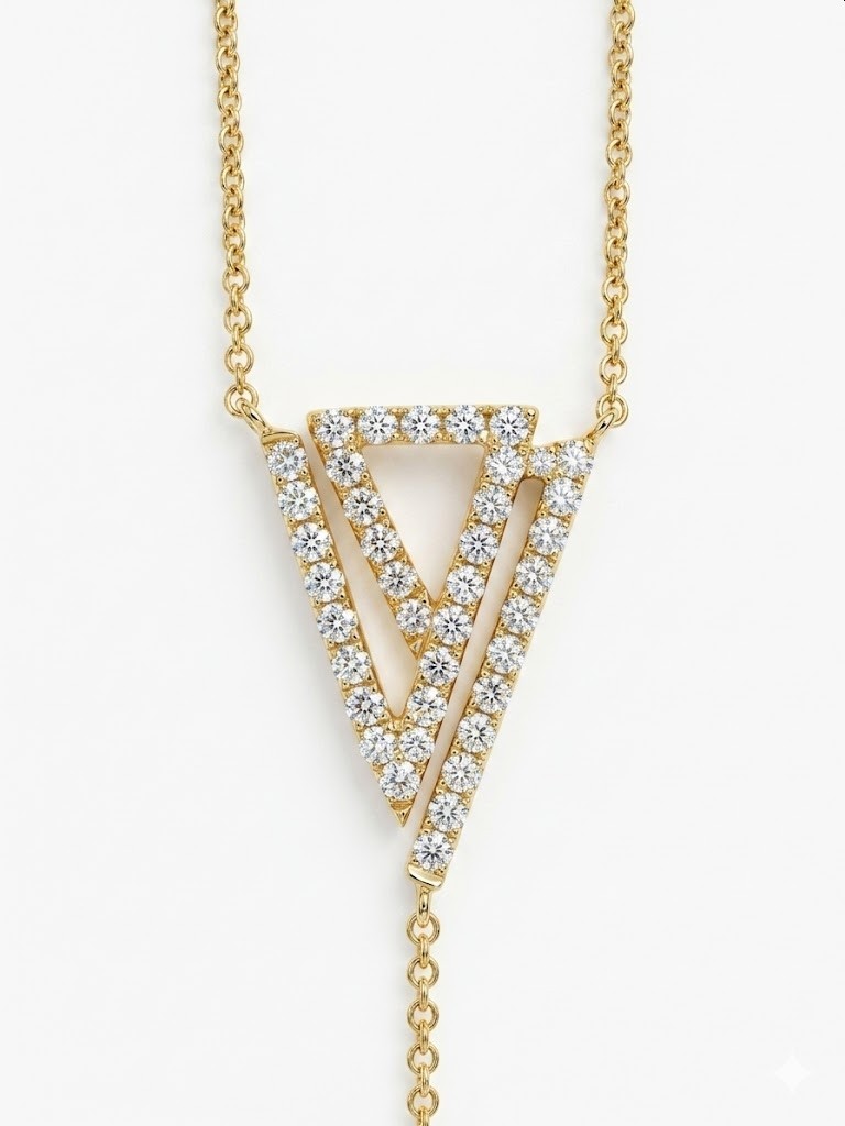 Graziela 14K Yellow Gold 0.50 ct Diamond Necklace NWPackaging & Auth Card $2,200