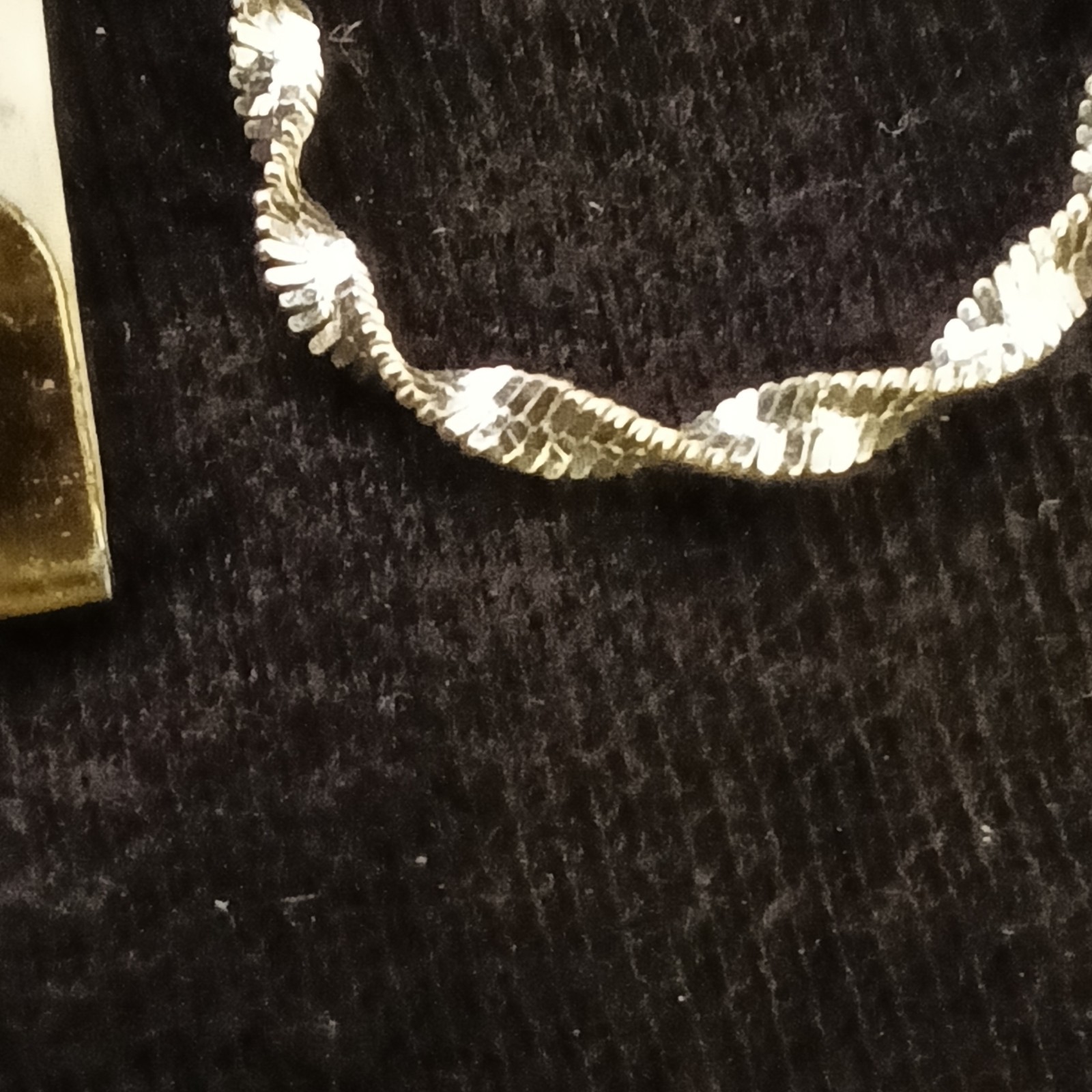 Beautiful 16 925 Silver Twisted Herringbone Chain Necklace 16 Inches!