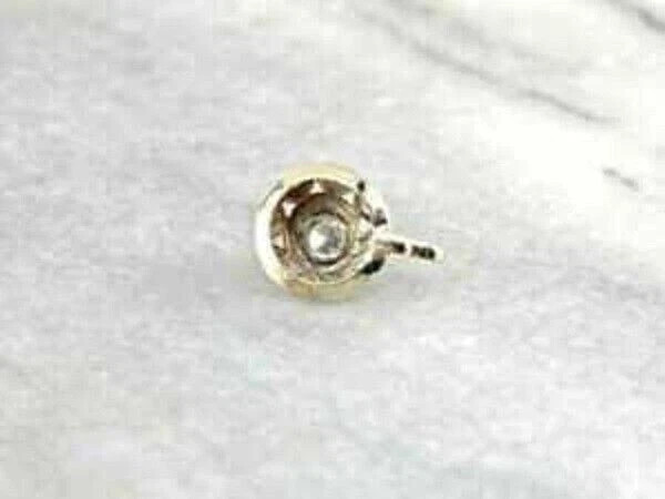 0.50Ct Round Cut Diamond Pendant 14K Yellow Gold Finish 18″ Free Chain