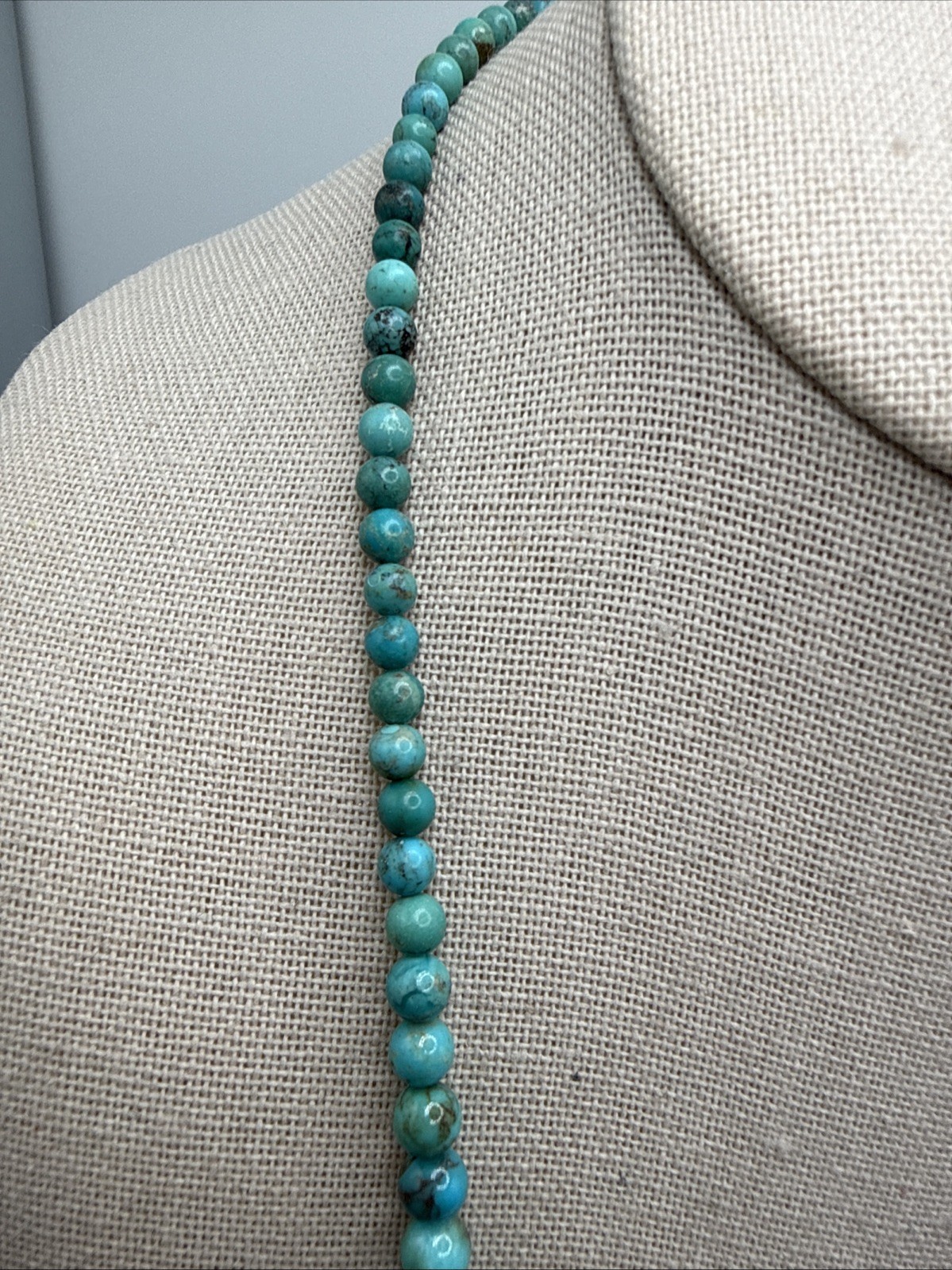 Jay King Natural Mongolian Spider Web Turquoise 925 Necklace NWT Orig. $248