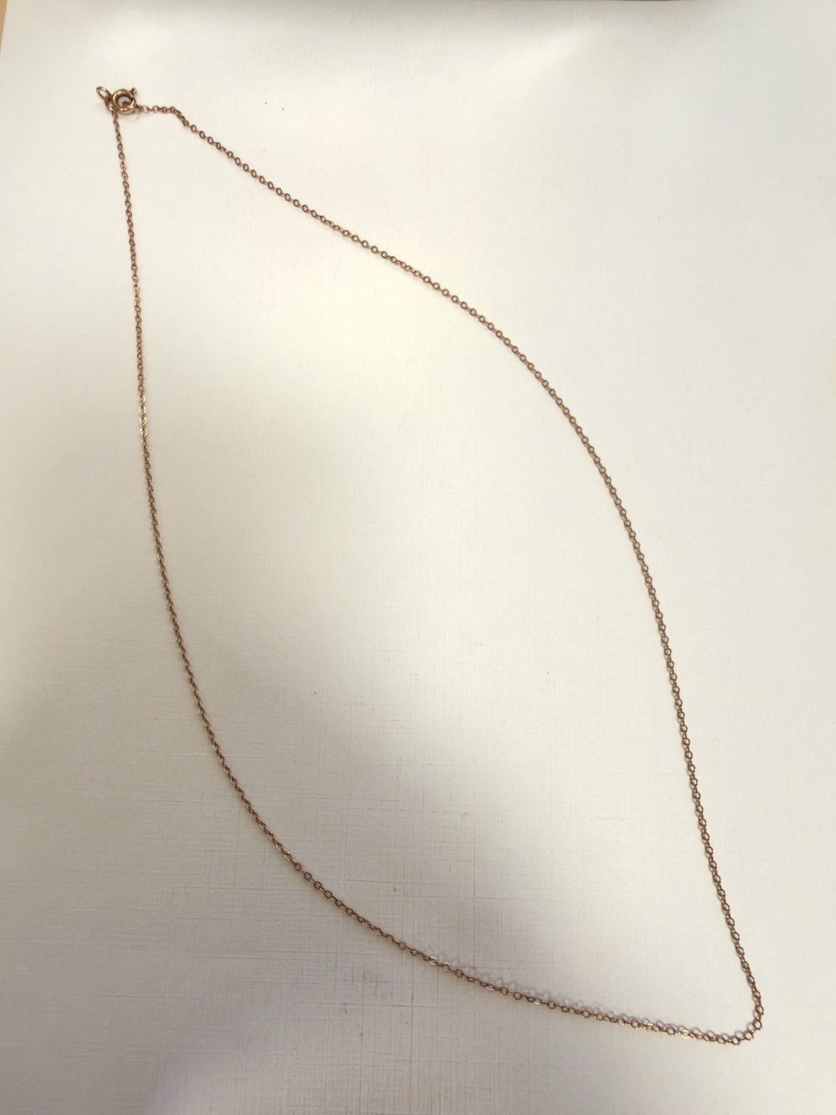 14k 583 Rose Gold Chain Vintage East European USSR Era – 22.5″ – 57 cm- #1981