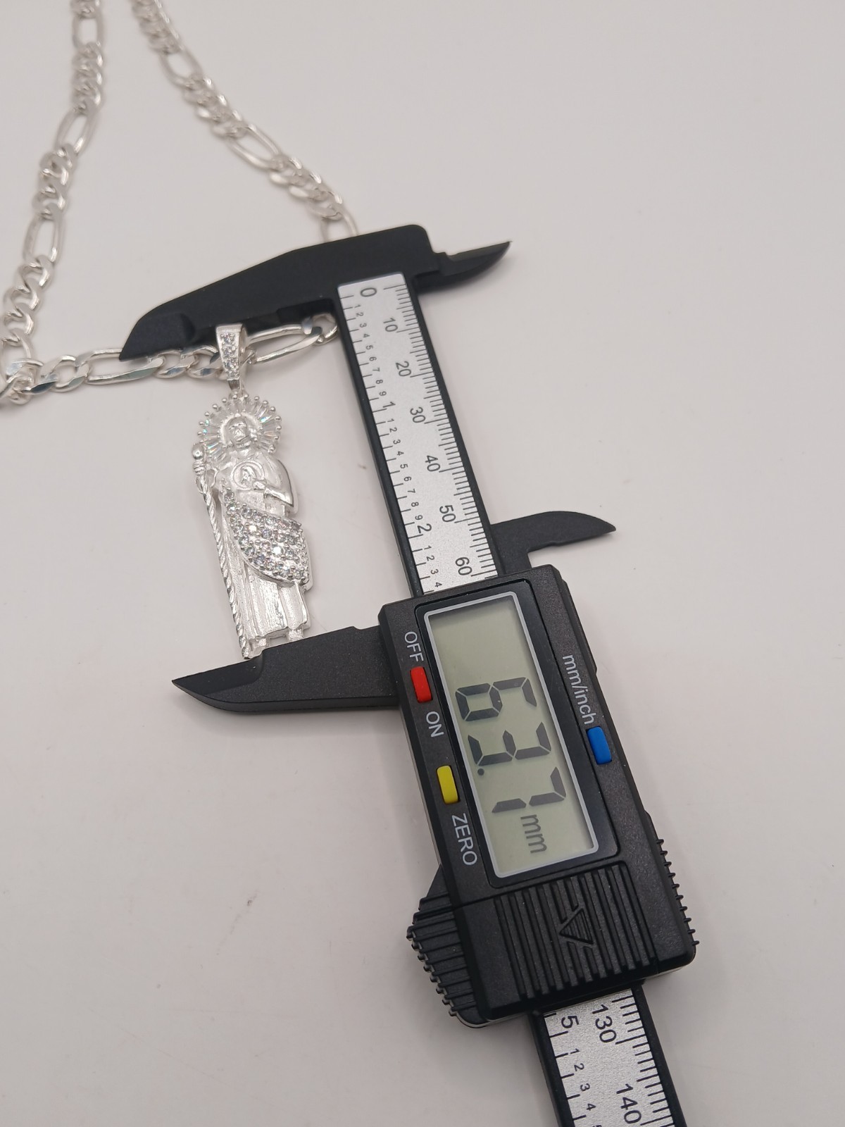 925 Sterling Silver Men’s Women’s BIG St Jude Thaddeus San Judas Tadeo Pendant