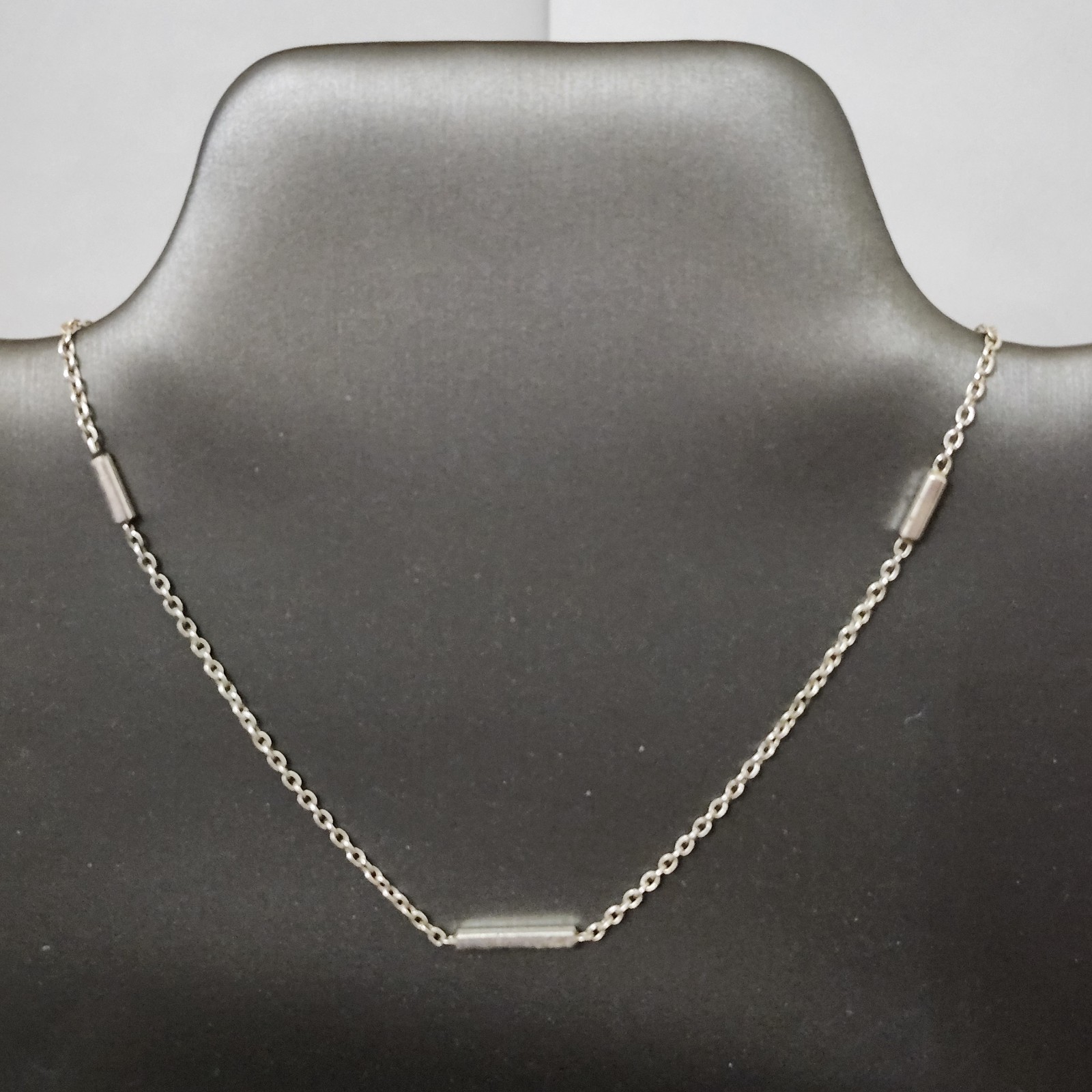 925 Sterling Silver, Choker Bar & Link Necklace” Maker Is “TEOCALLI” India, NEW