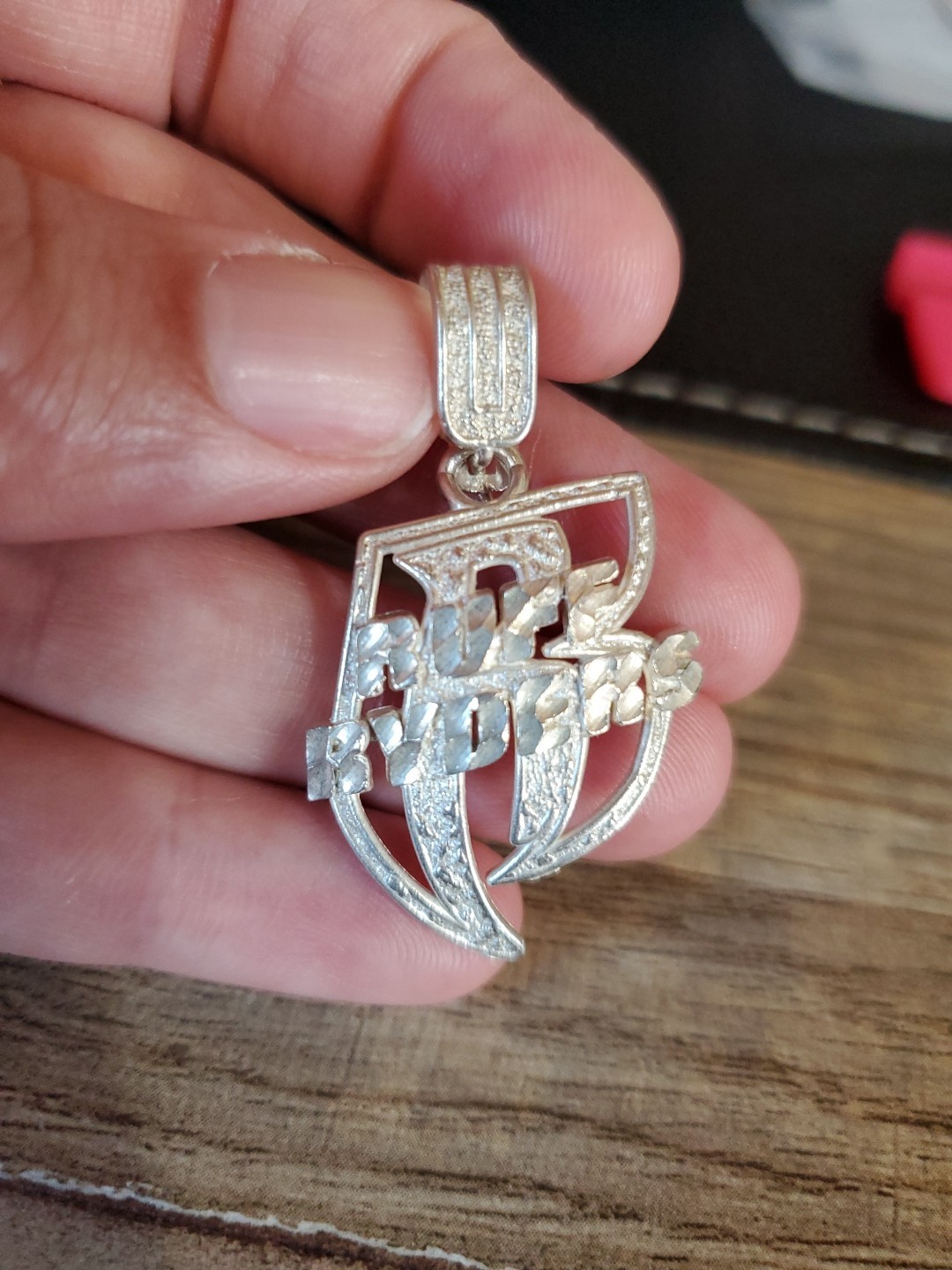 Vintage 90’s DMX Ruff Ryders Sterling Silver 925 Charm Rap Hip Hop Pendant