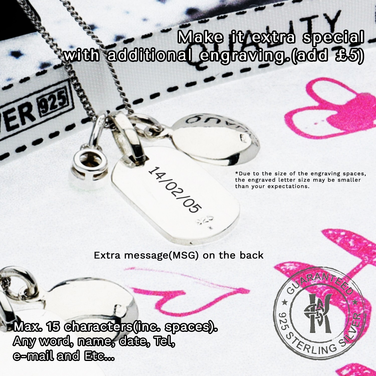Personalised Birthday Disc Necklace✔️age✔️Name✔️Birthstone✔️925 Solid Silver