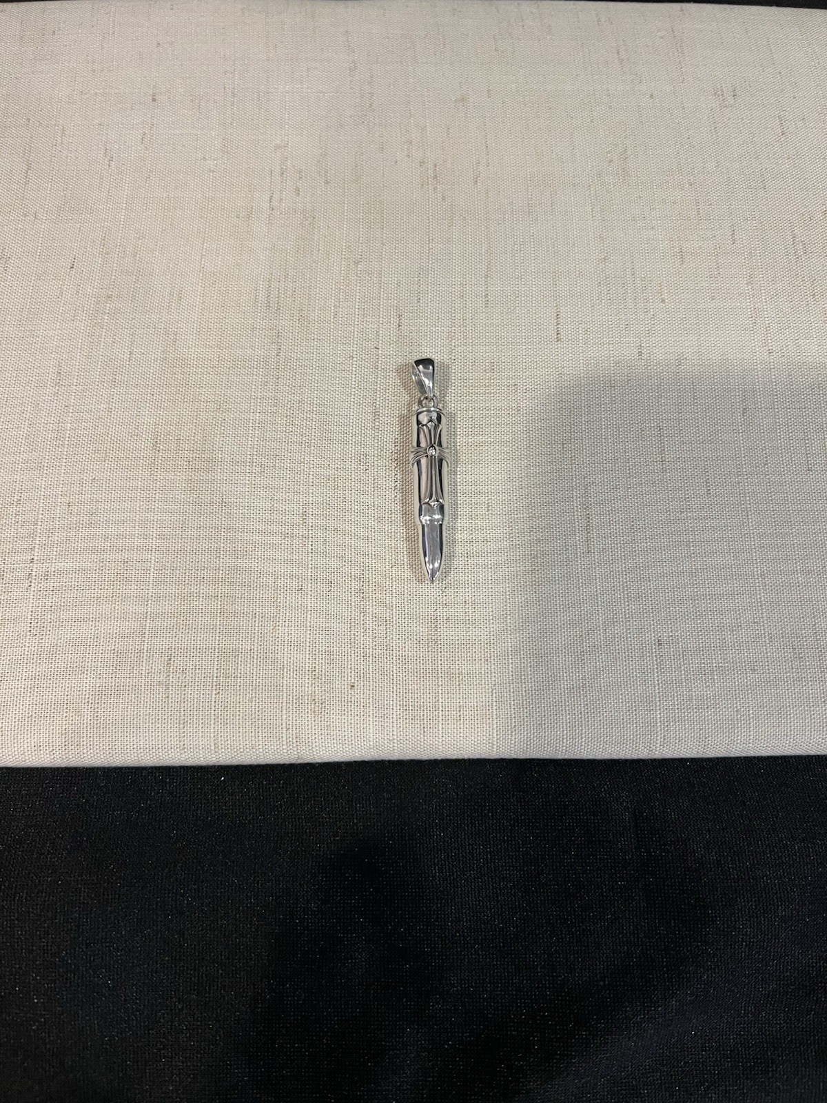 925 Sterling Silver Men Women Bullet Cross Screw Top For Ashes Urn Pills Pendant