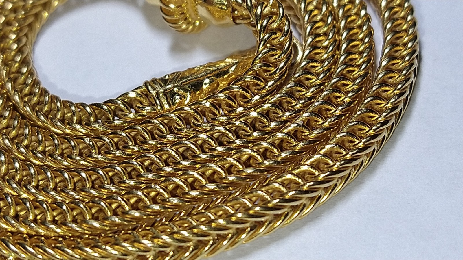 23k gold franco chain necklace 15.22 grams – 20.75″