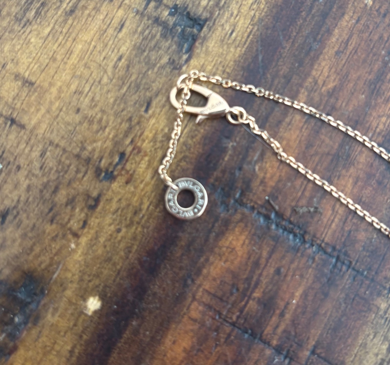 BVLGARI Divas’ Dream Necklace 18K Rose Gold with Lapis Lazuli in Original Box