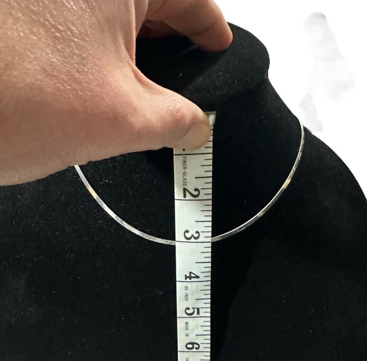 925 Italy Unisex Solid Sterling Silver Herringbone Chain 3 mm Necklace 18” 4.19g